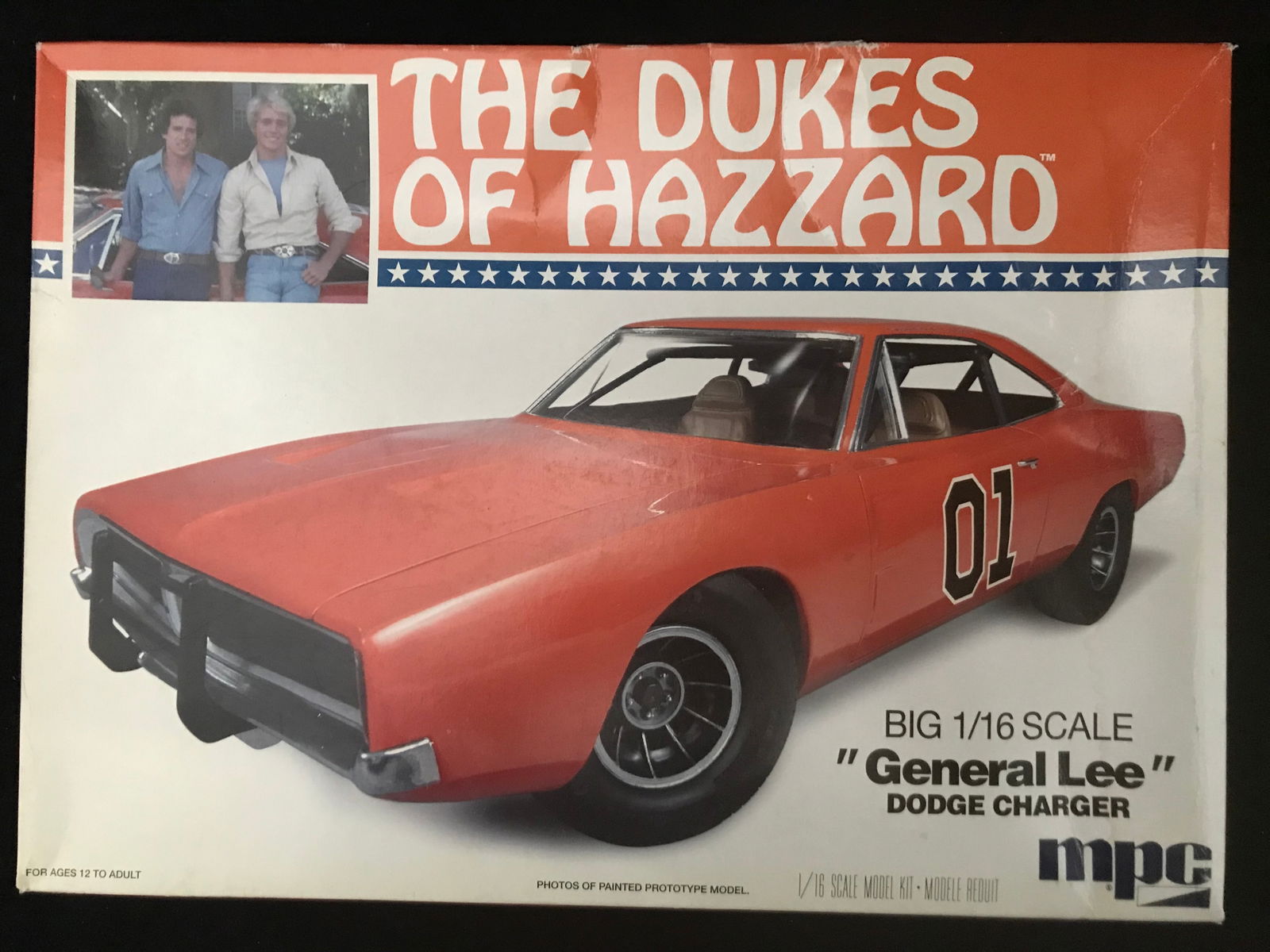 GENERAL LEE 1/16 SCALE MODEL UNBUILT (1 of 1)