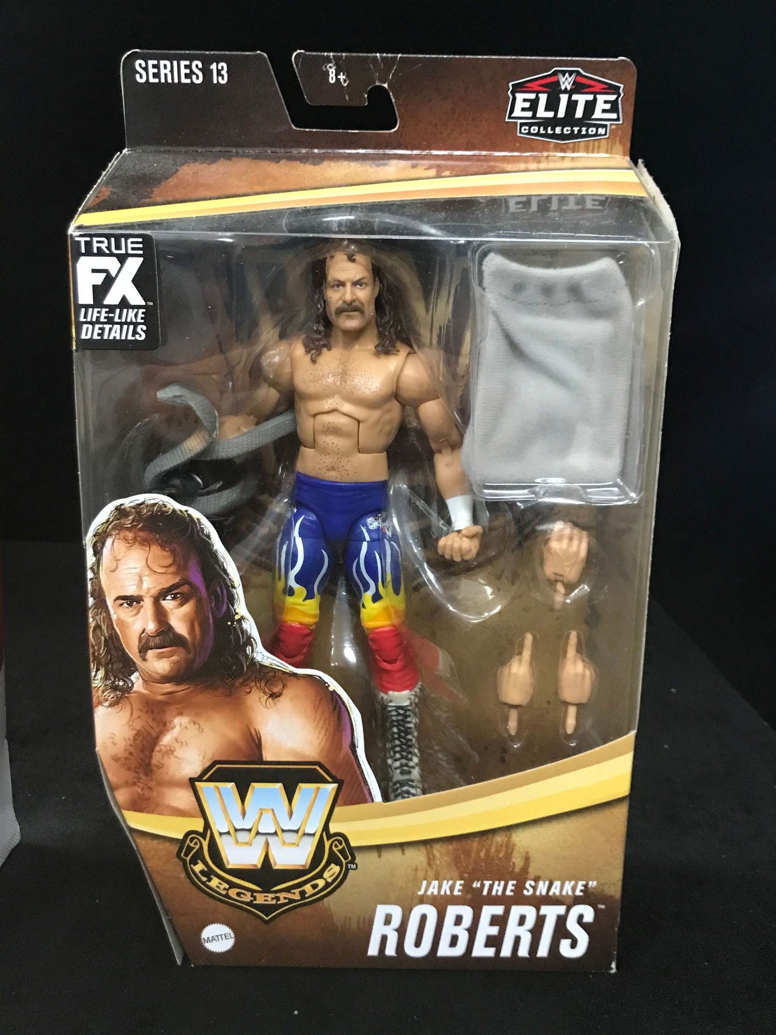 WWE ELITE COLLECTION JAKE THE SNAKE ROBERTS ACTION FIGURE (1 of 1)