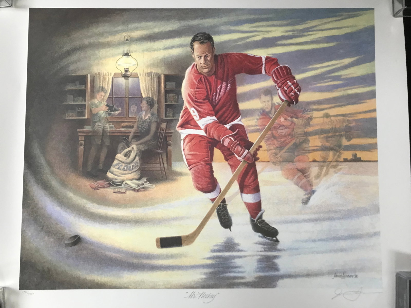 LTD. EDITION JAMES LUMBERS SIGNED GORDIE HOWE MR. HOCKEY: Prices are in Canadian dollars