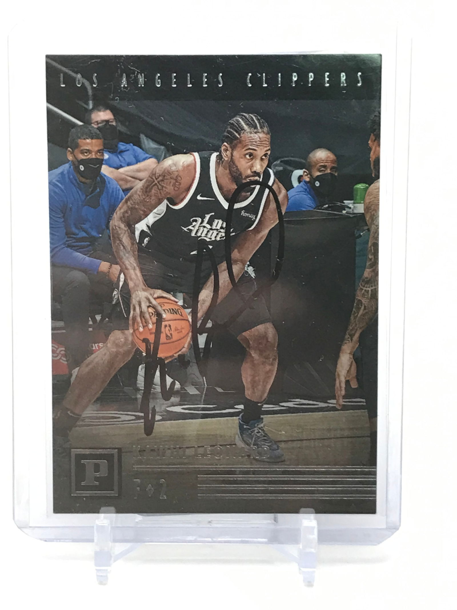 KAWHI LEONARD SIGNED CARD RED CARPET COA (1 of 2)