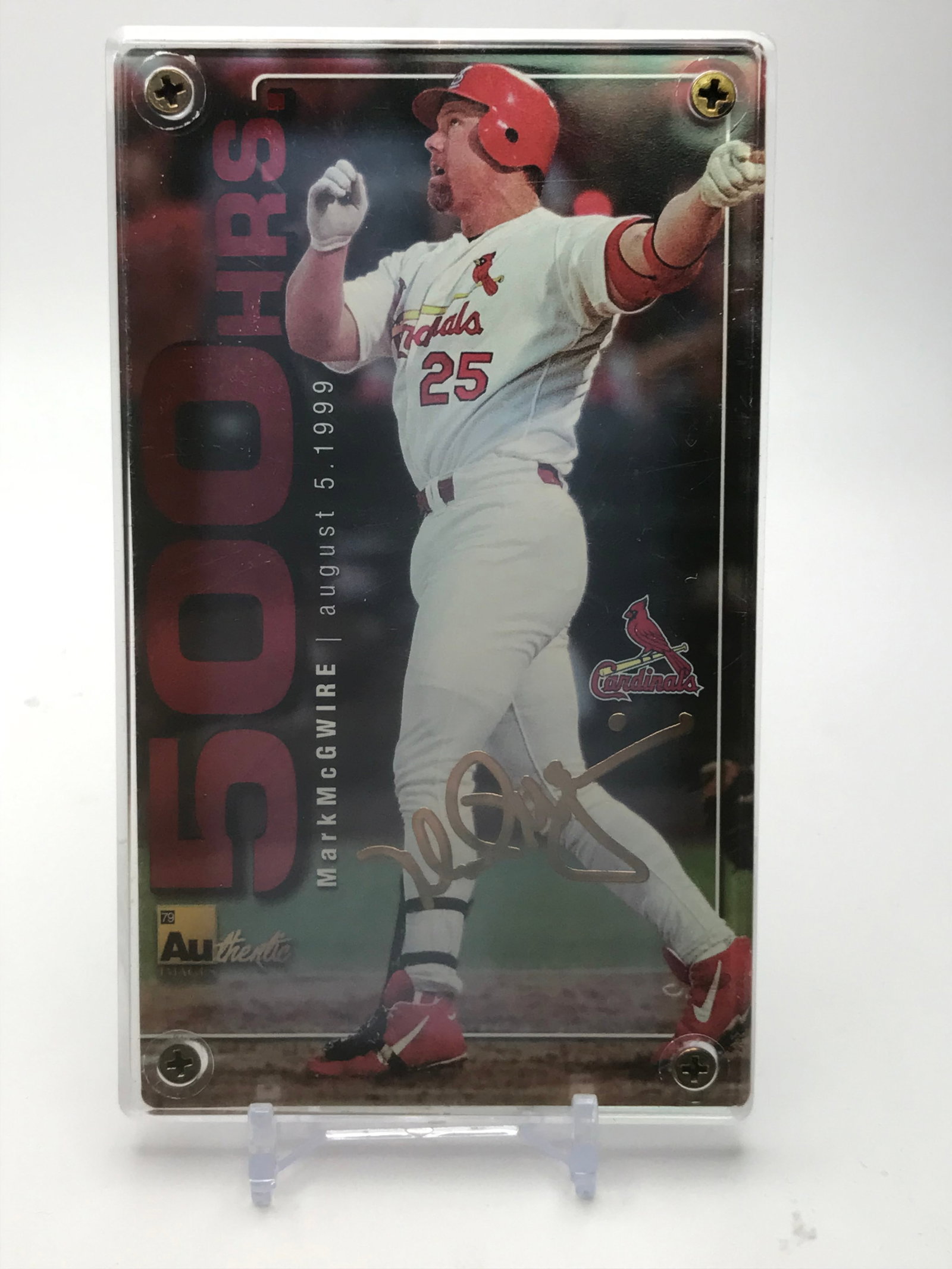 LTD. EDITION MARK MCGWIRE 23KT GOLD FOIL 500 HRS: Prices are in Canadian dollars