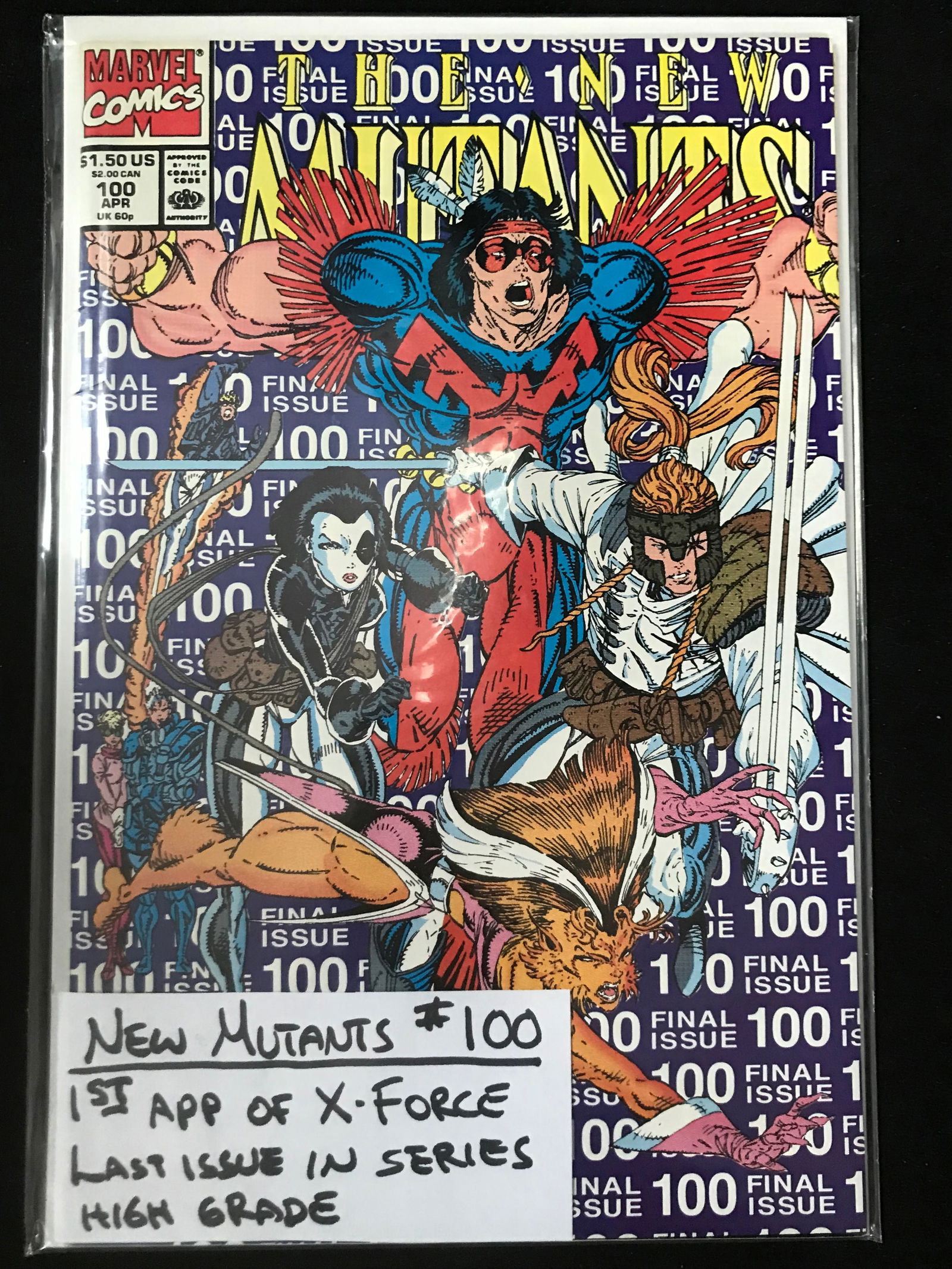 MARVEL COMICS NO.100 THE NEW MUTANTS (1ST APP X-FORCE) (1 of 1)