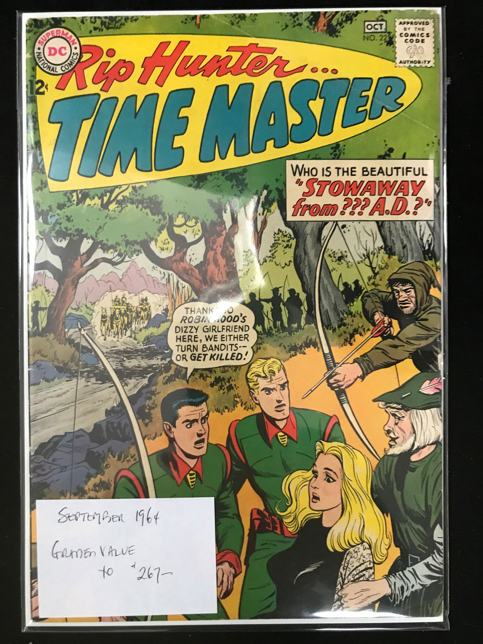 DC COMICS NO.22 RIP HUNTER TIME MASTER (1 of 1)