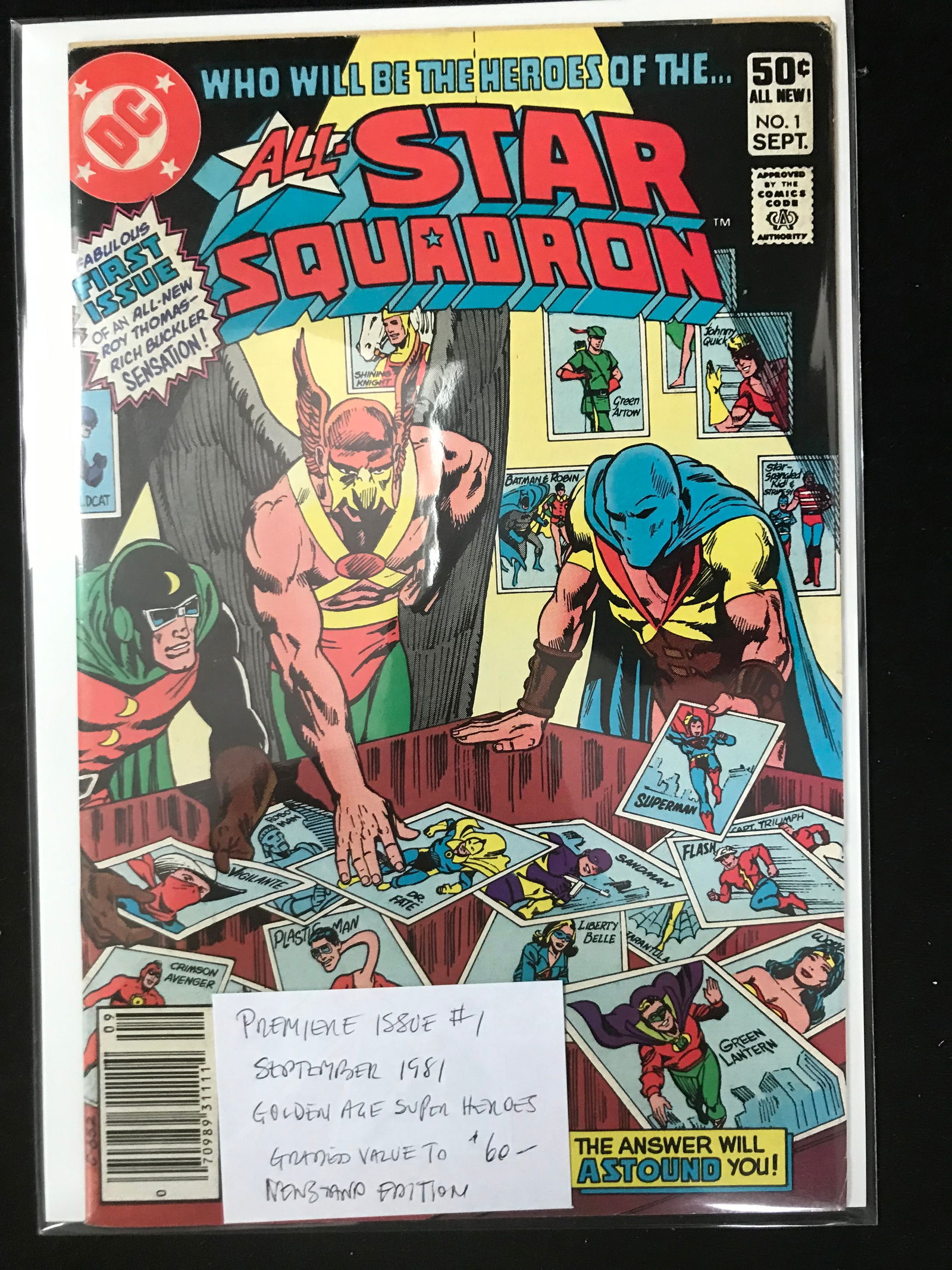 DC COMICS NO.1 ALL-STAR SQUADRON (GOLDEN AGE SUPER HEROES) (1 of 1)