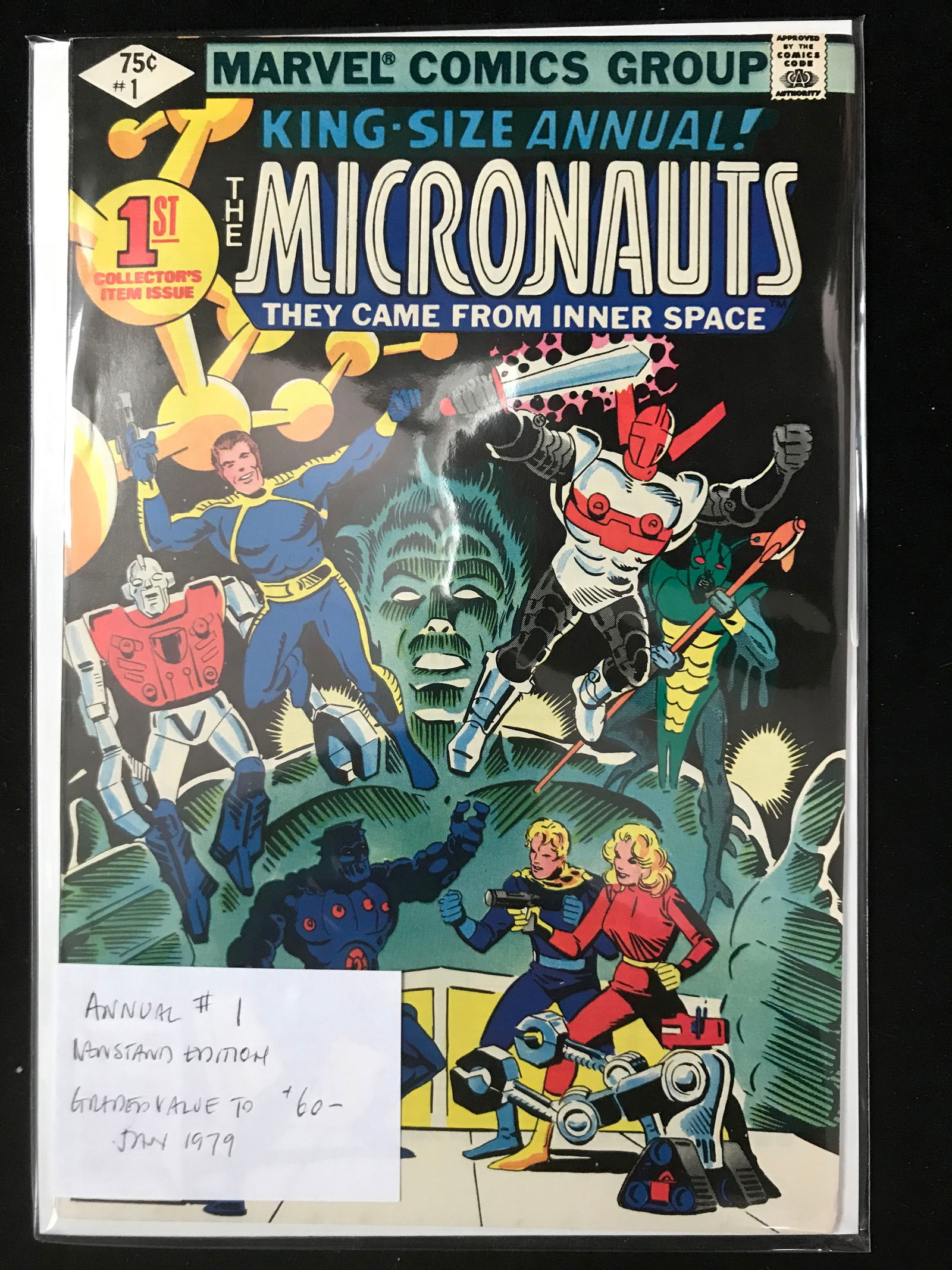 MARVEL COMICS NO.1 THE MICRONAUTS (NEWSSTAND EDITION) (1 of 1)