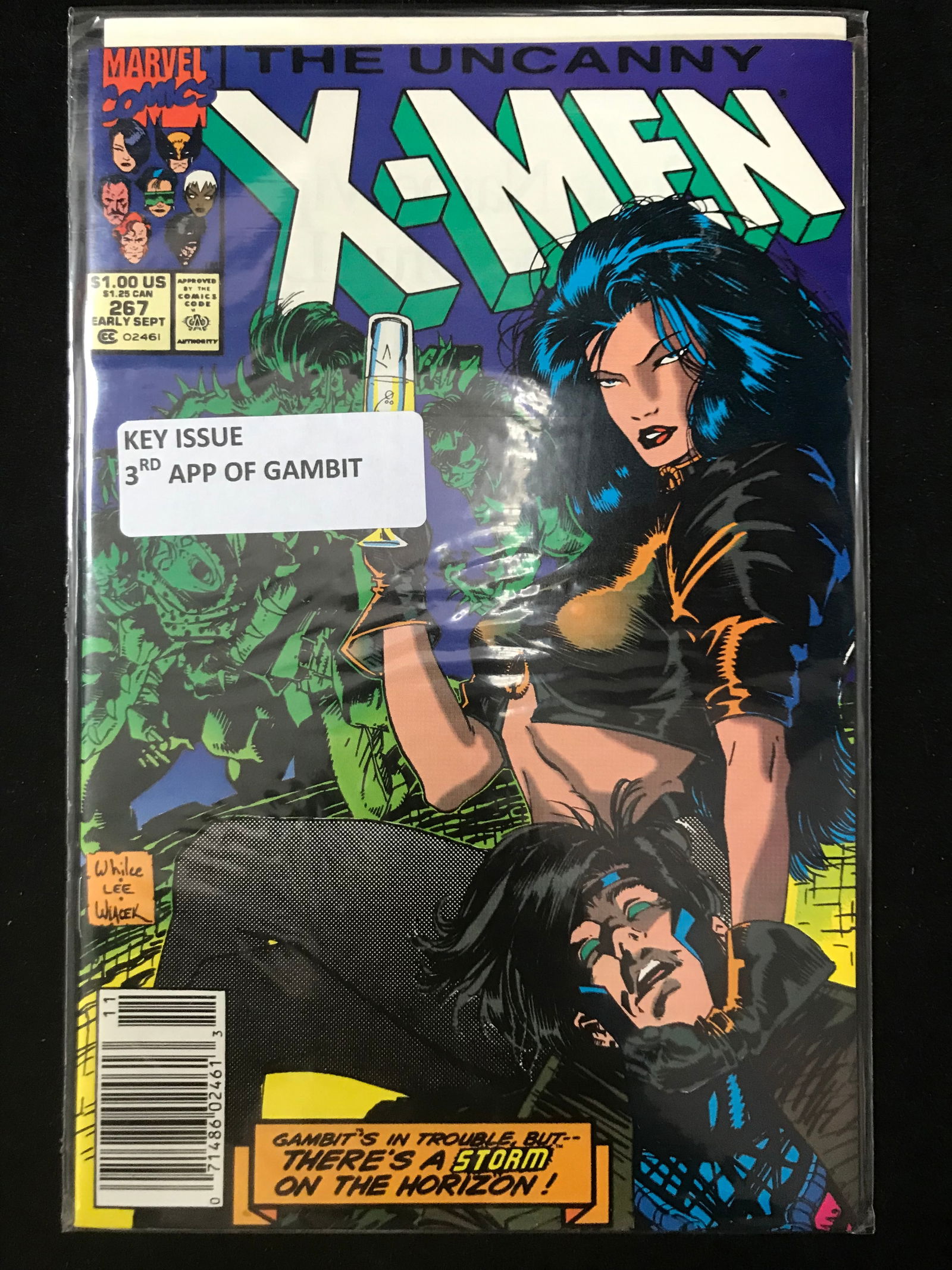 MARVEL COMICS NO.267 THE UNCANNY X-MEN (3RD APP GAMBIT) (1 of 1)