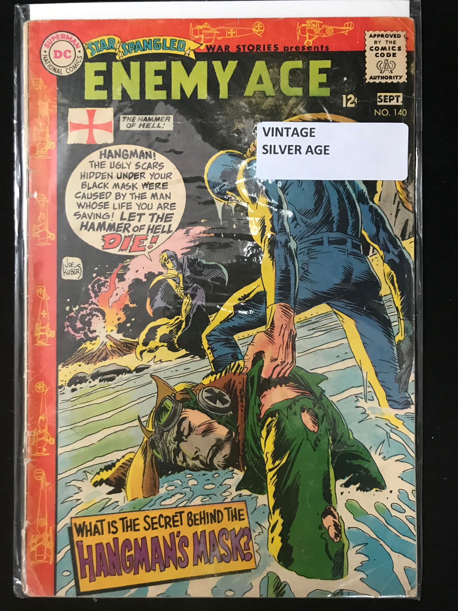 DC COMICS NO.140 ENEMY ACE (VINTAGE SILVER AGE) (1 of 1)