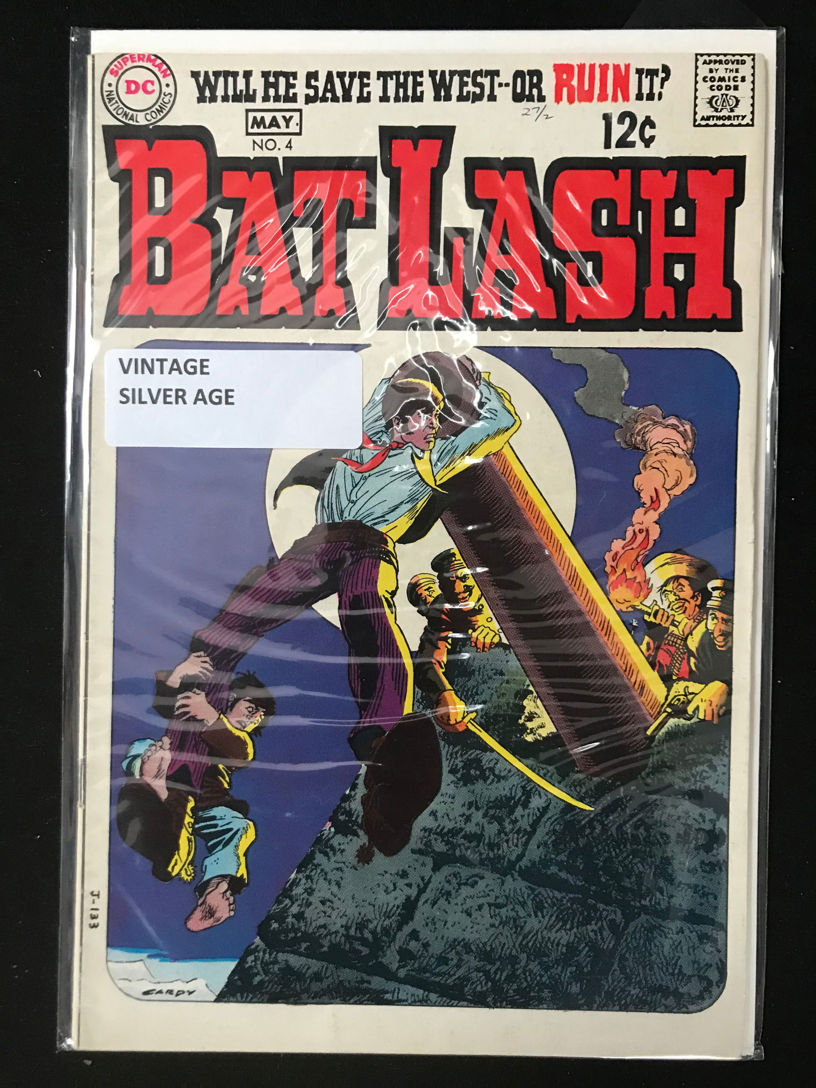 DC COMICS NO.4 BAT LASH (VINTAGE SILVER AGE) (1 of 1)