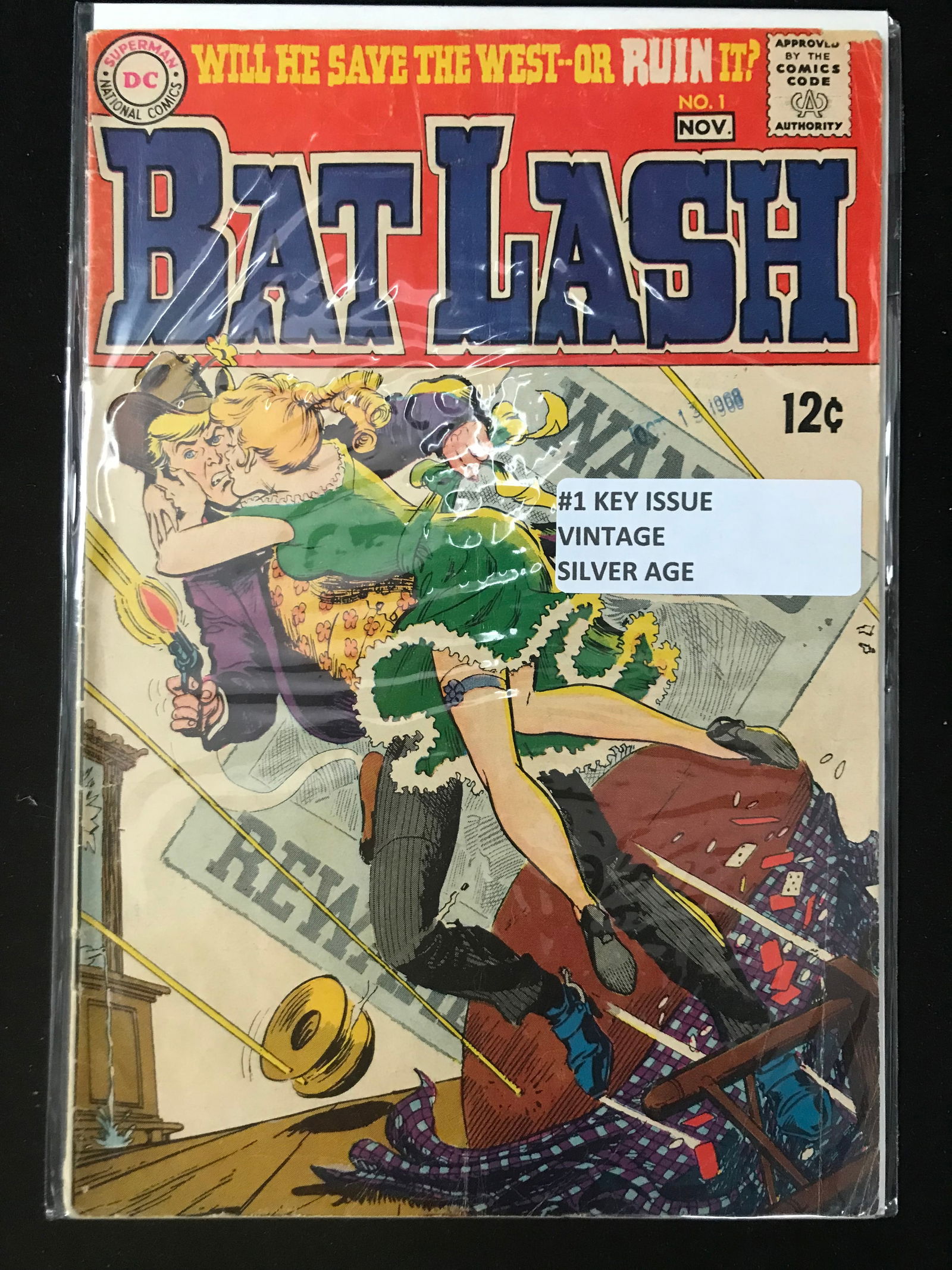 DC COMICS NO.1 BAT LASH (VINTAGE SILVER AGE) (1 of 1)