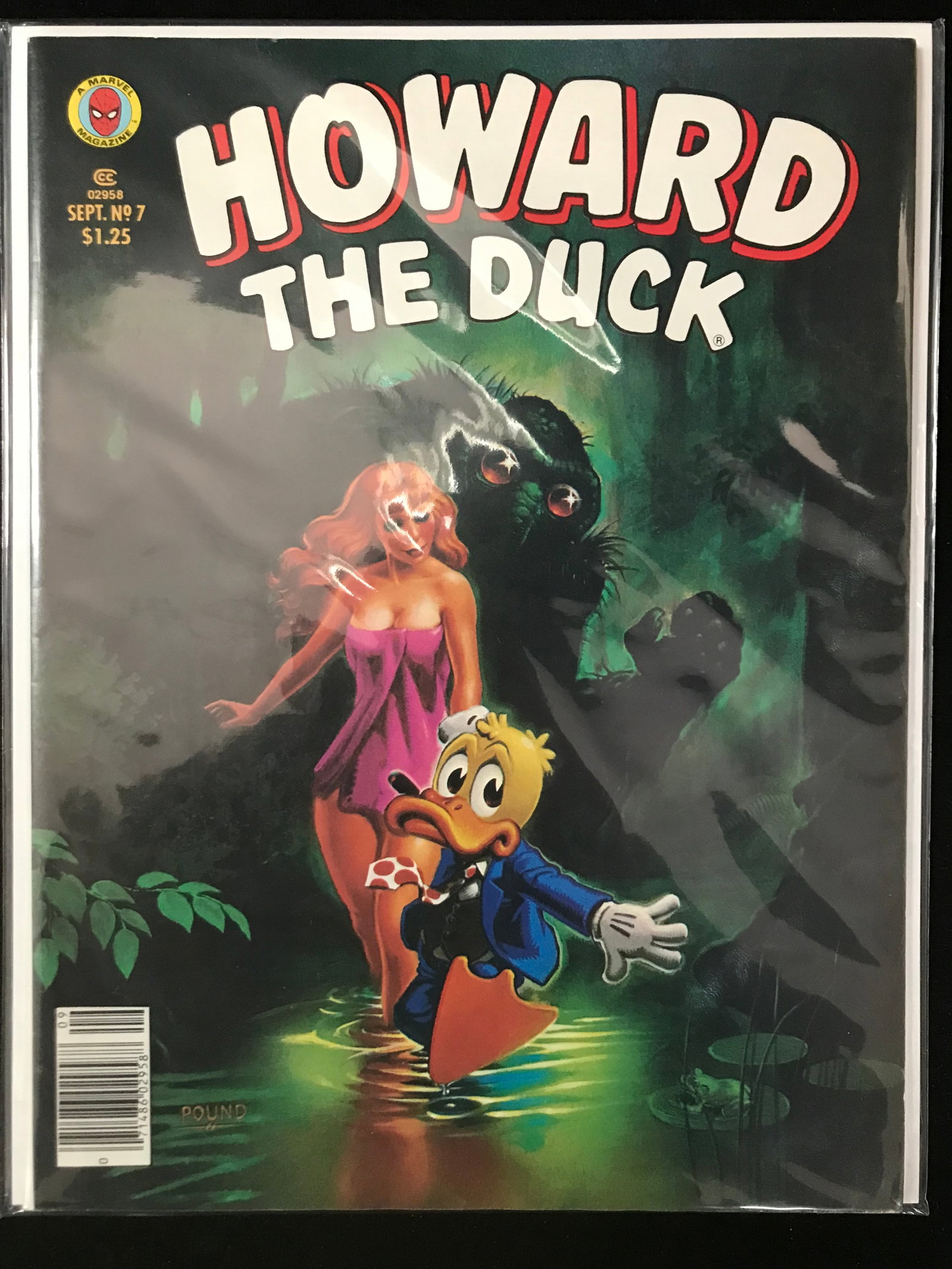 MARVEL COMICS MAGAZINE HOWARD THE DUCK NO.7: Prices are in Canadian dollars