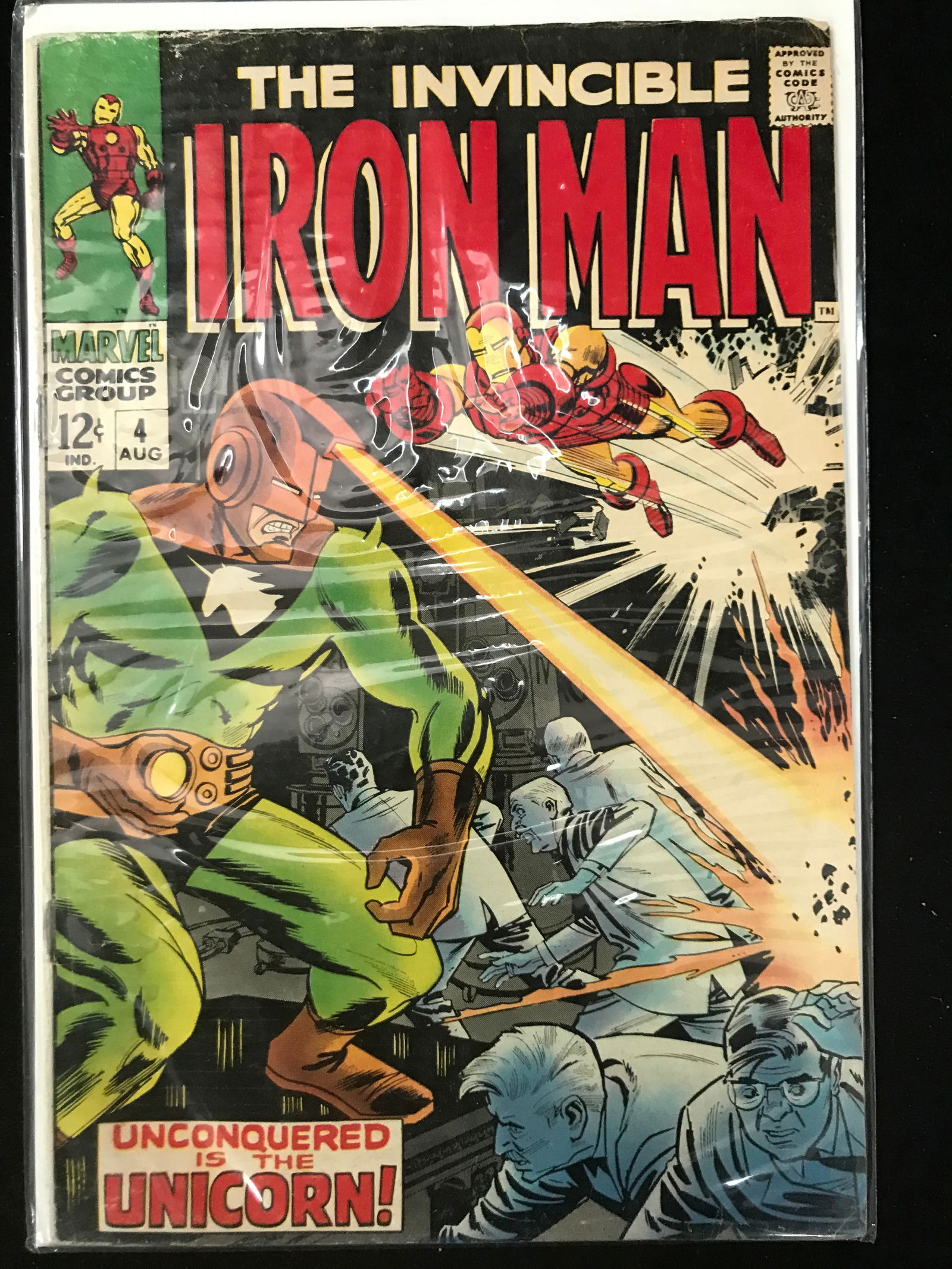 MARVEL COMICS THE INVINCIBLE IRON MAN NO.4 (1 of 1)