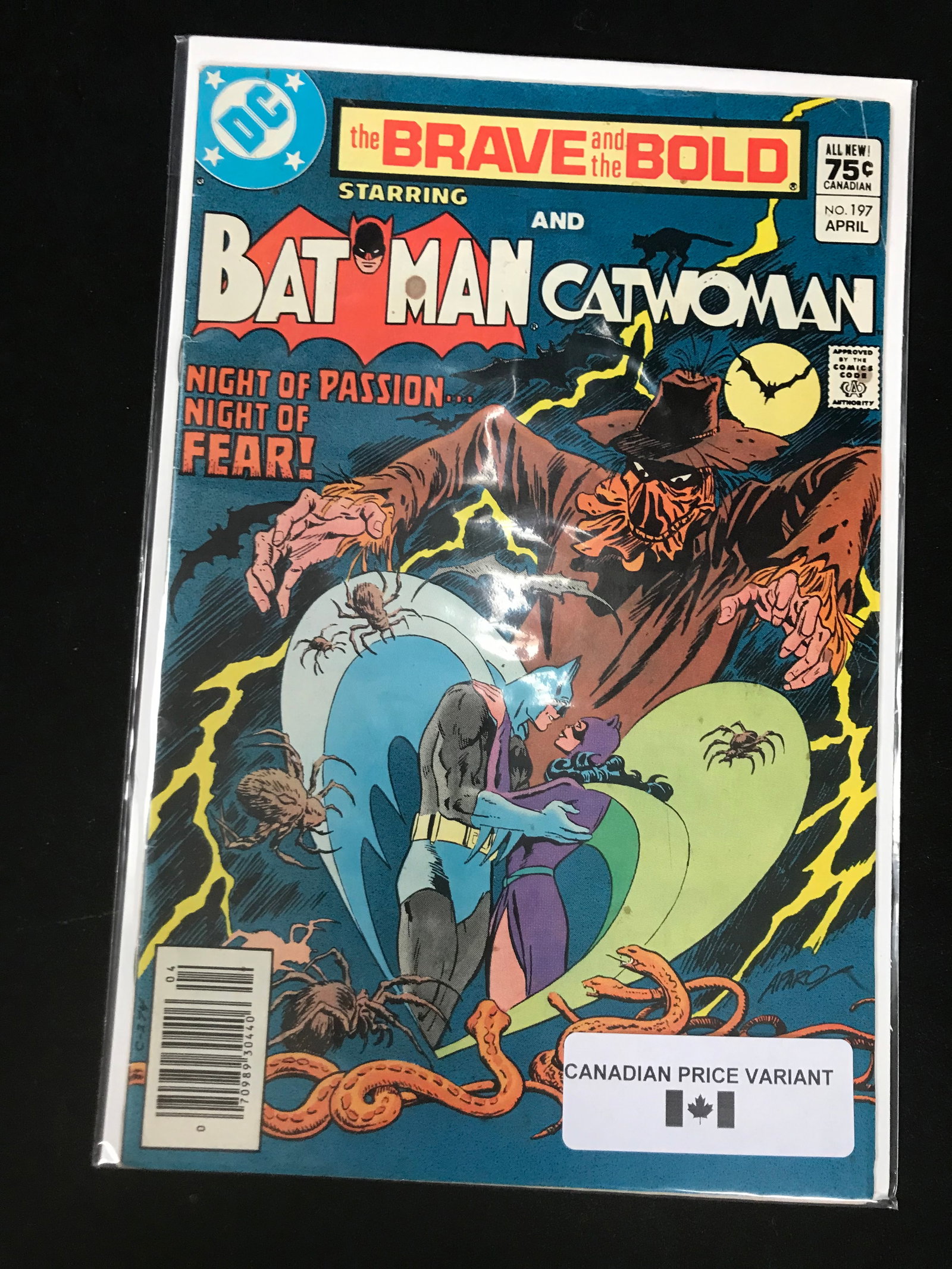 DC COMCIS BRAVE AND THE BOLD BATMAN AND CATWOMAN NO.197: Prices are in Canadian dollars