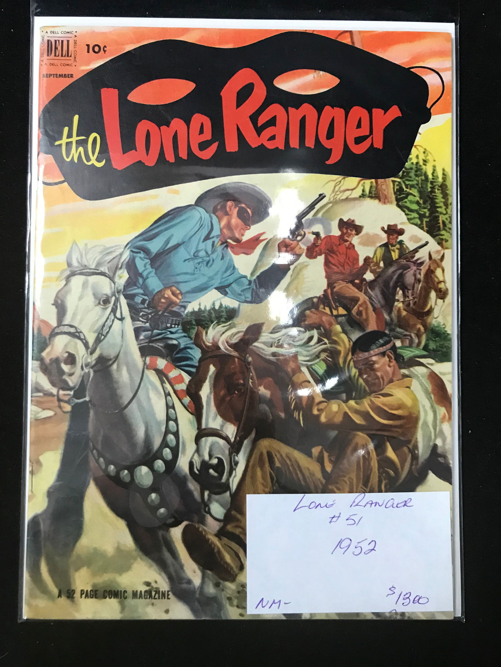 1952 DELL COMICS THE LONE RANGER NO.51 (1 of 1)