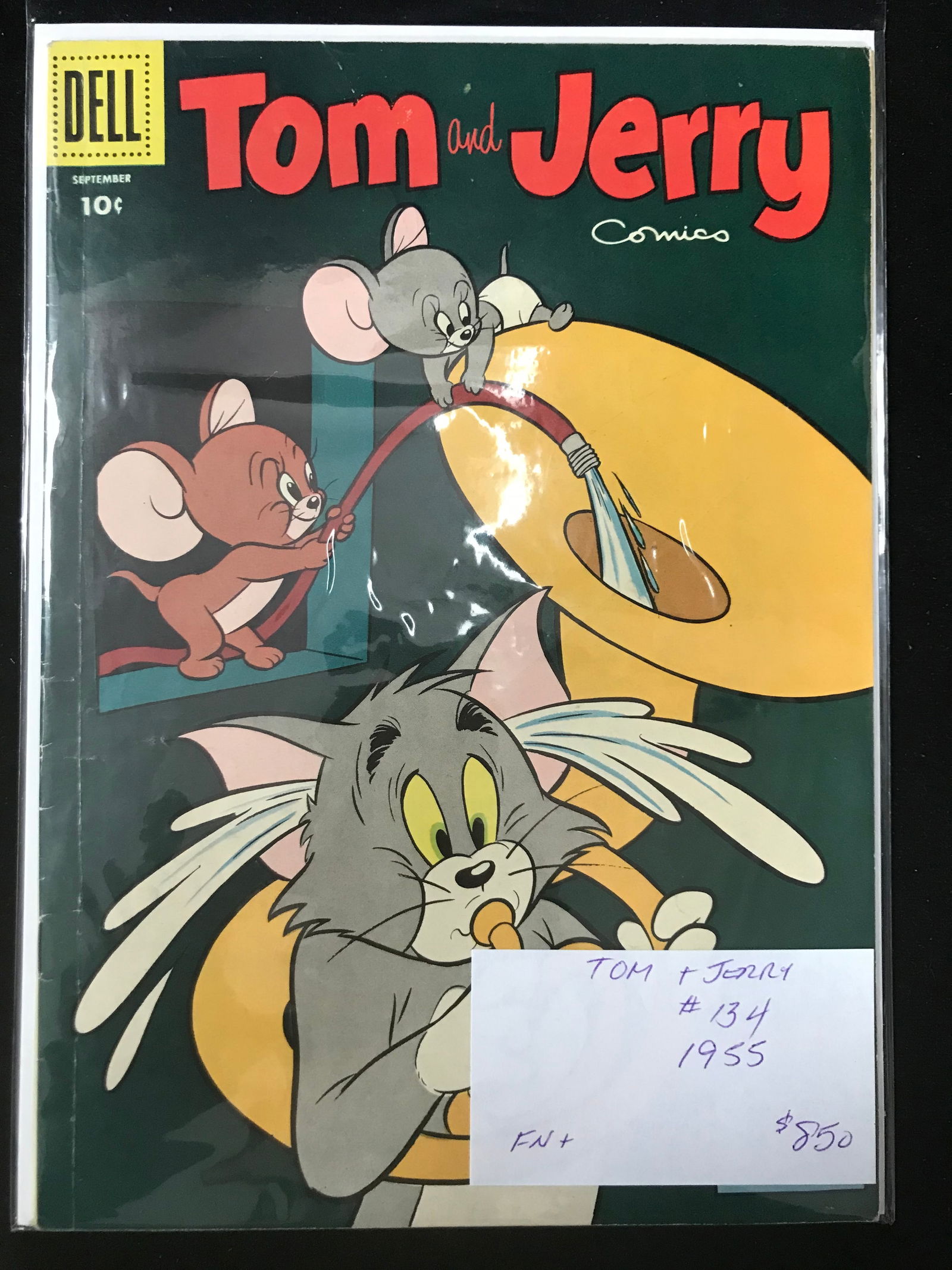 1955 DELL COMICS TOM AND JERRY NO.134 (1 of 1)