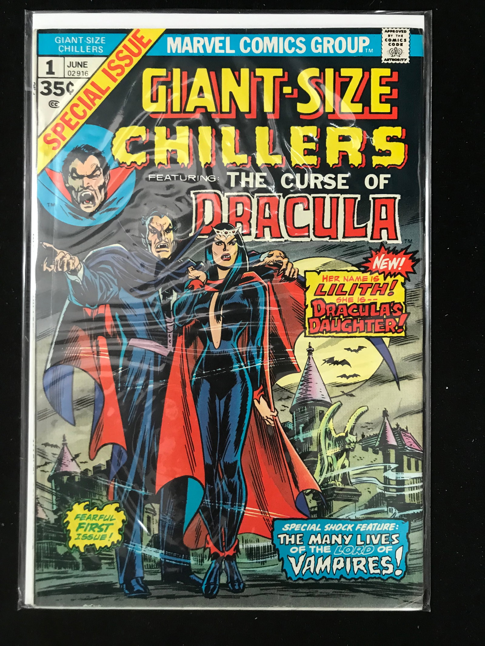 MARVEL COMICS NO.1 GIANT SIZE CHILLERS FEAT THE CURSE OF DRACULA (1 of 1)