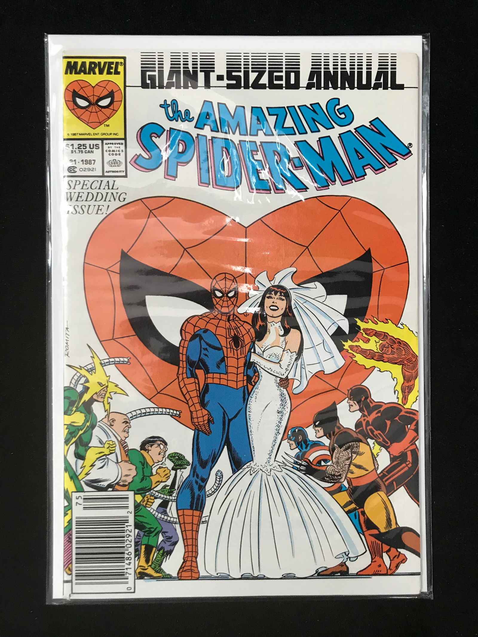 MARVEL COMICS NO.21 THE AMAZING SPIDERMAN (GIANT SIZED ANNUAL SPECIAL WEDDING ISSUE) (1 of 1)