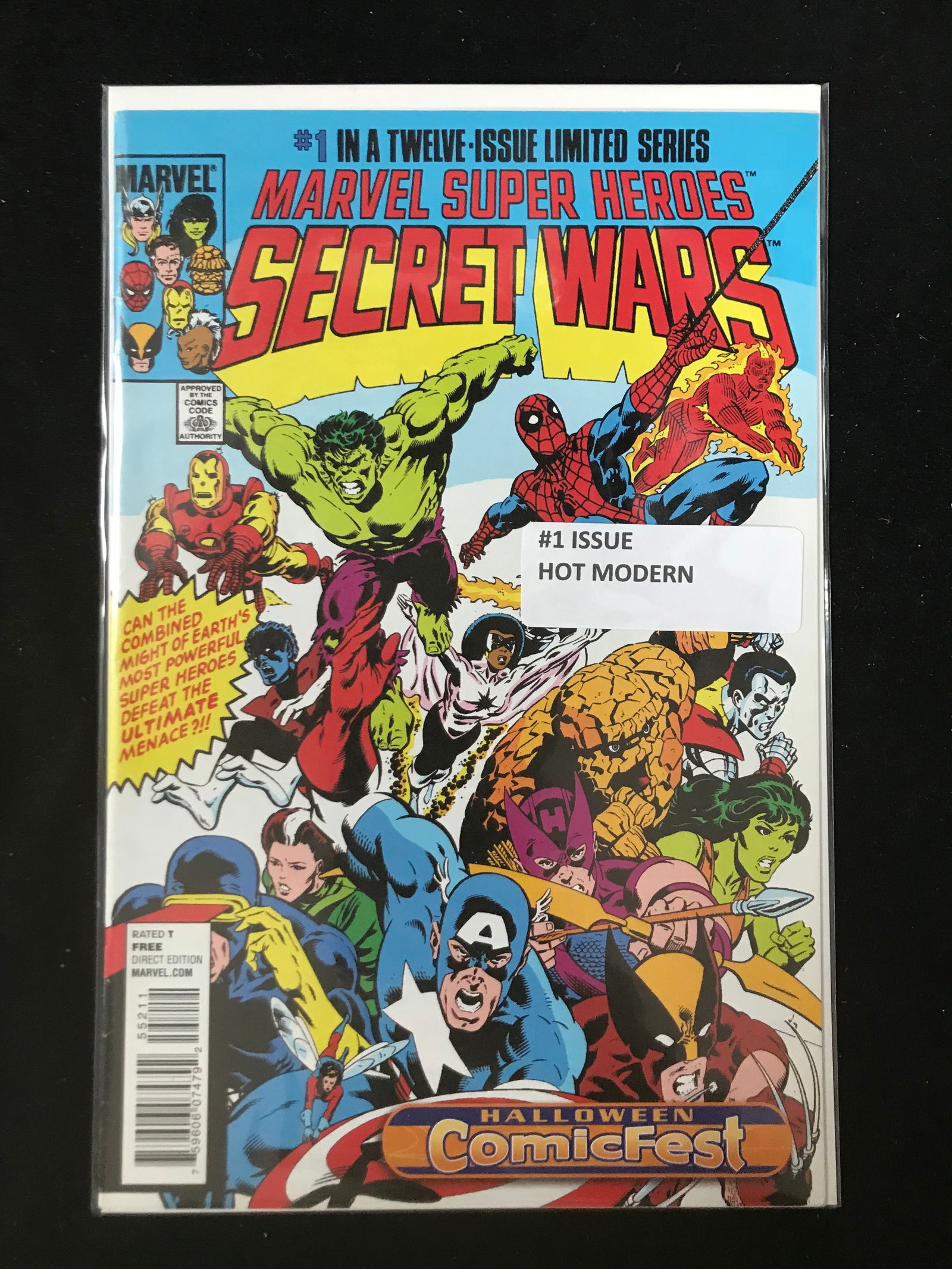 MARVEL COMICS NO.1 MARVEL SUPER HEROES SECRET WARS (1 of 1)