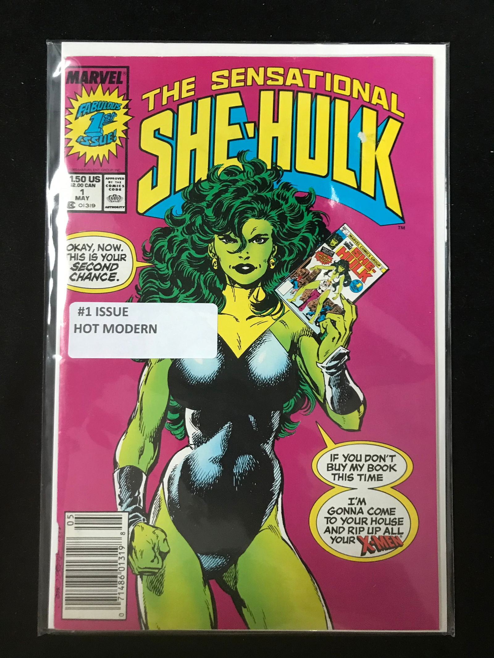 MARVEL COMICS NO.1 THE SENSATIONAL SHE-HULK (1 of 1)