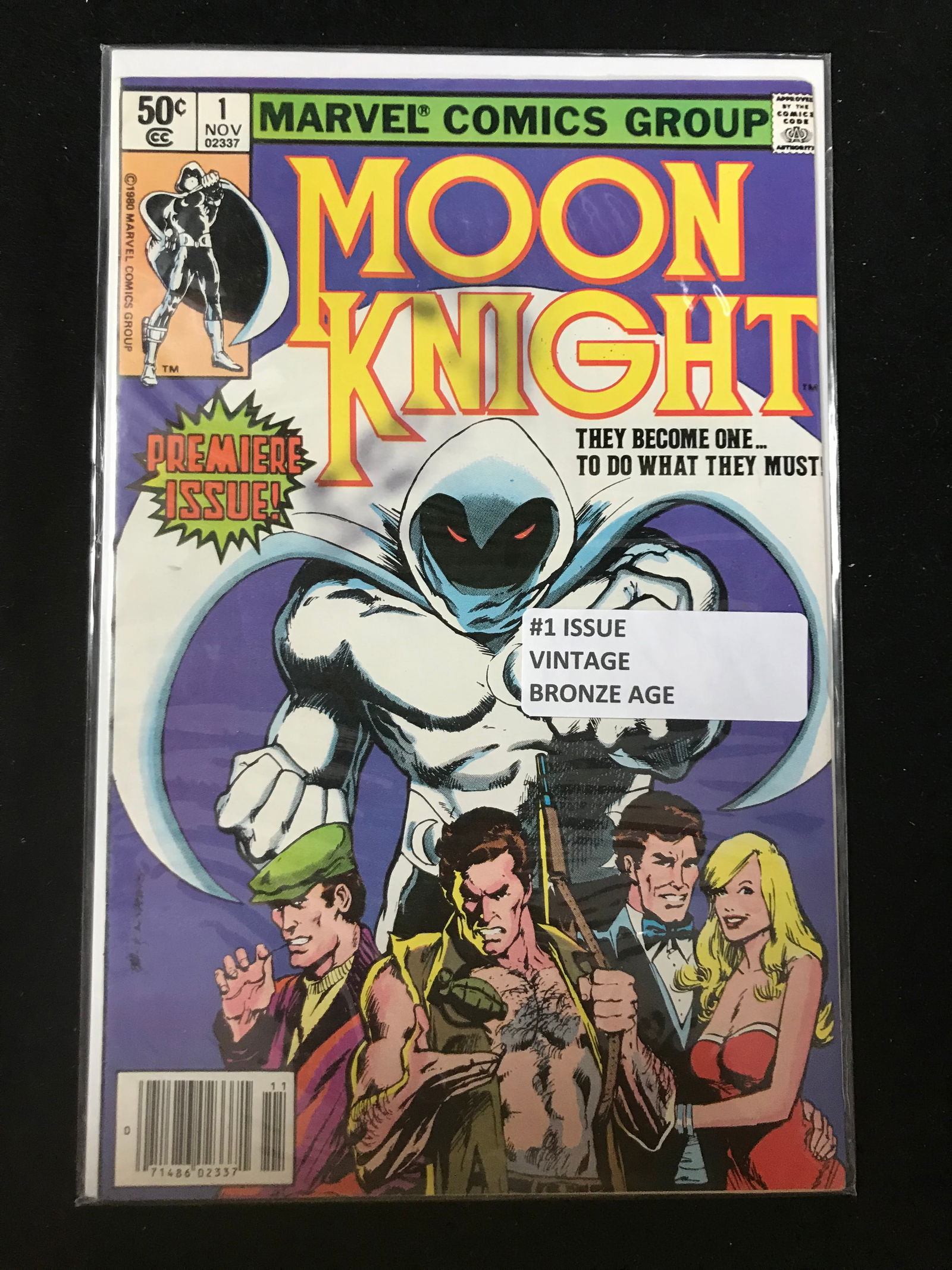 MARVEL COMICS NO.1 MOON KNIGHT (VINTAGE BRONZE AGE) (1 of 1)