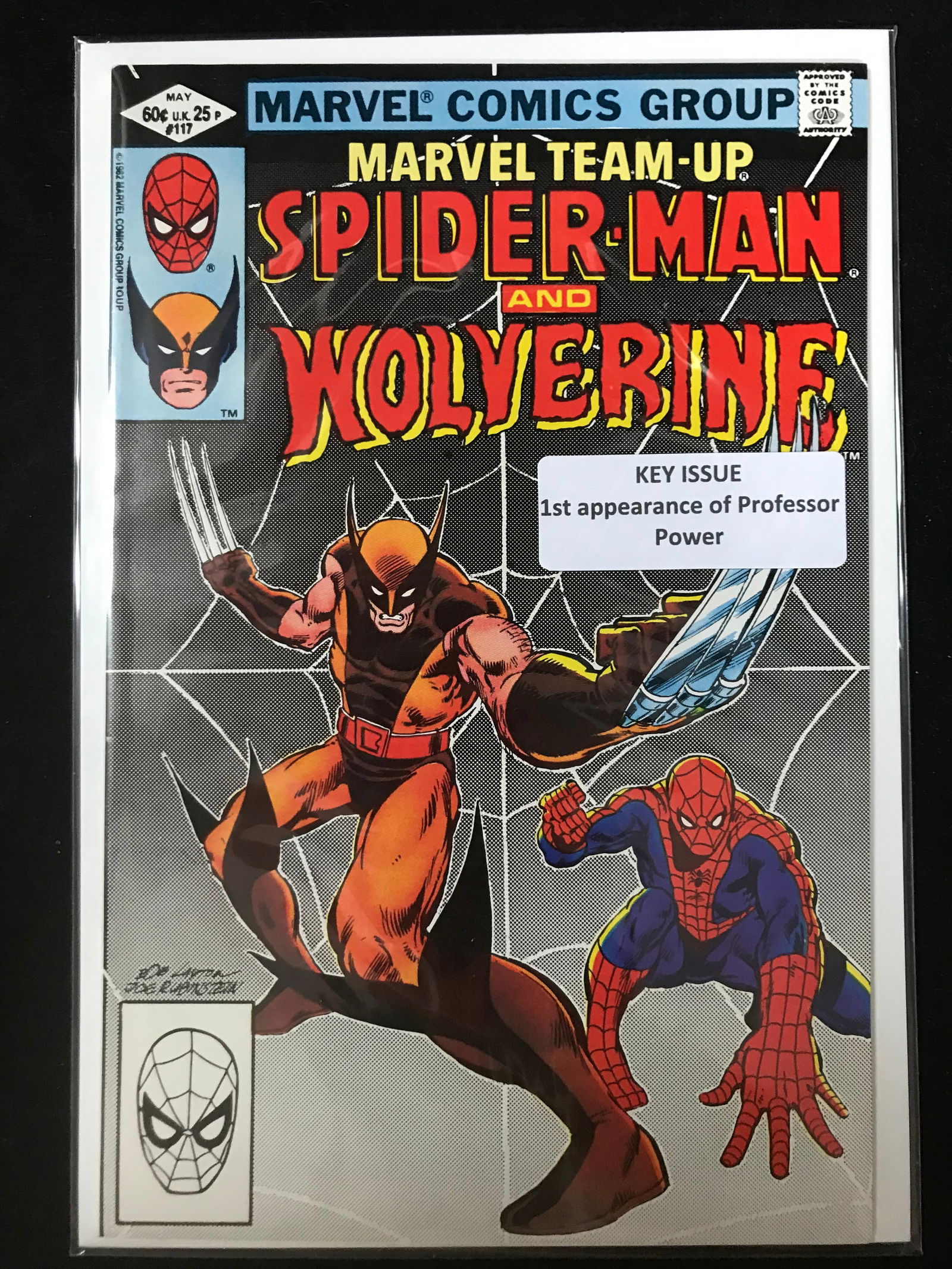 MARVEL COMICS NO.117 MARVEL TEAM-UP SPIDERMAN AND WOLVERINE (1ST APP PROFESSOR POWER) (1 of 1)