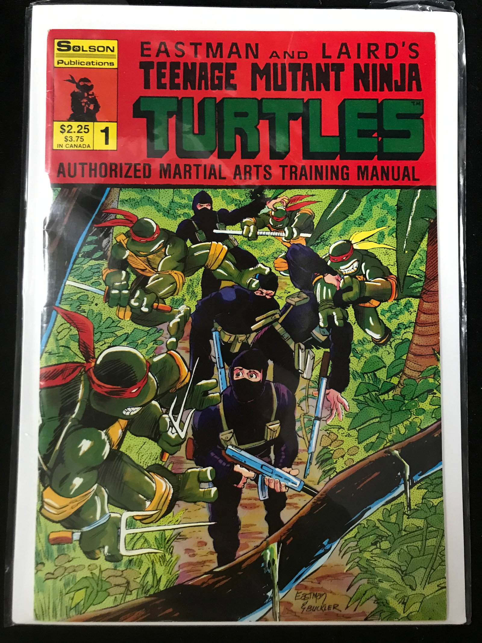 SOLSON COMICS NO.1 EASTMAN AND LAIRD`S TEENAGE MUTANT NINJA TURTLES: Prices are in Canadian dollars