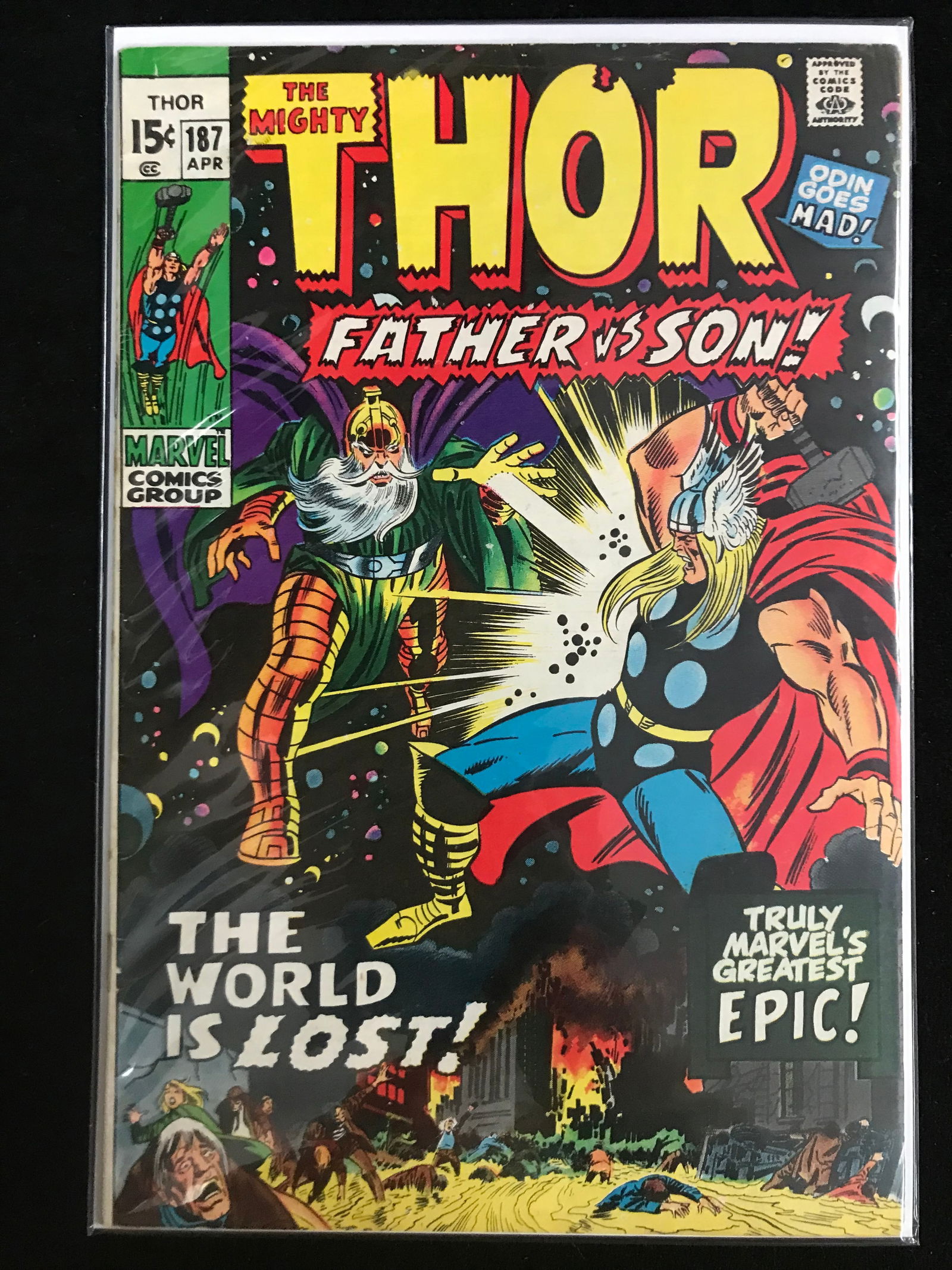 MARVEL COMICS NO.187 THE MIGHTY THOR (1 of 1)