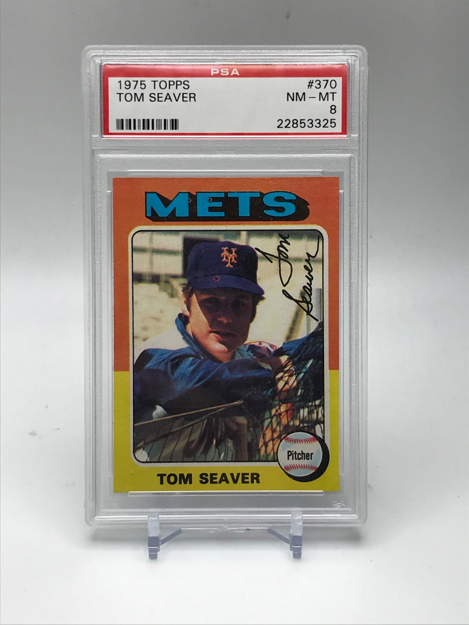 1975 TOPPS TOM SEAVER ROOKIE CARD (PSA 8) (1 of 1)