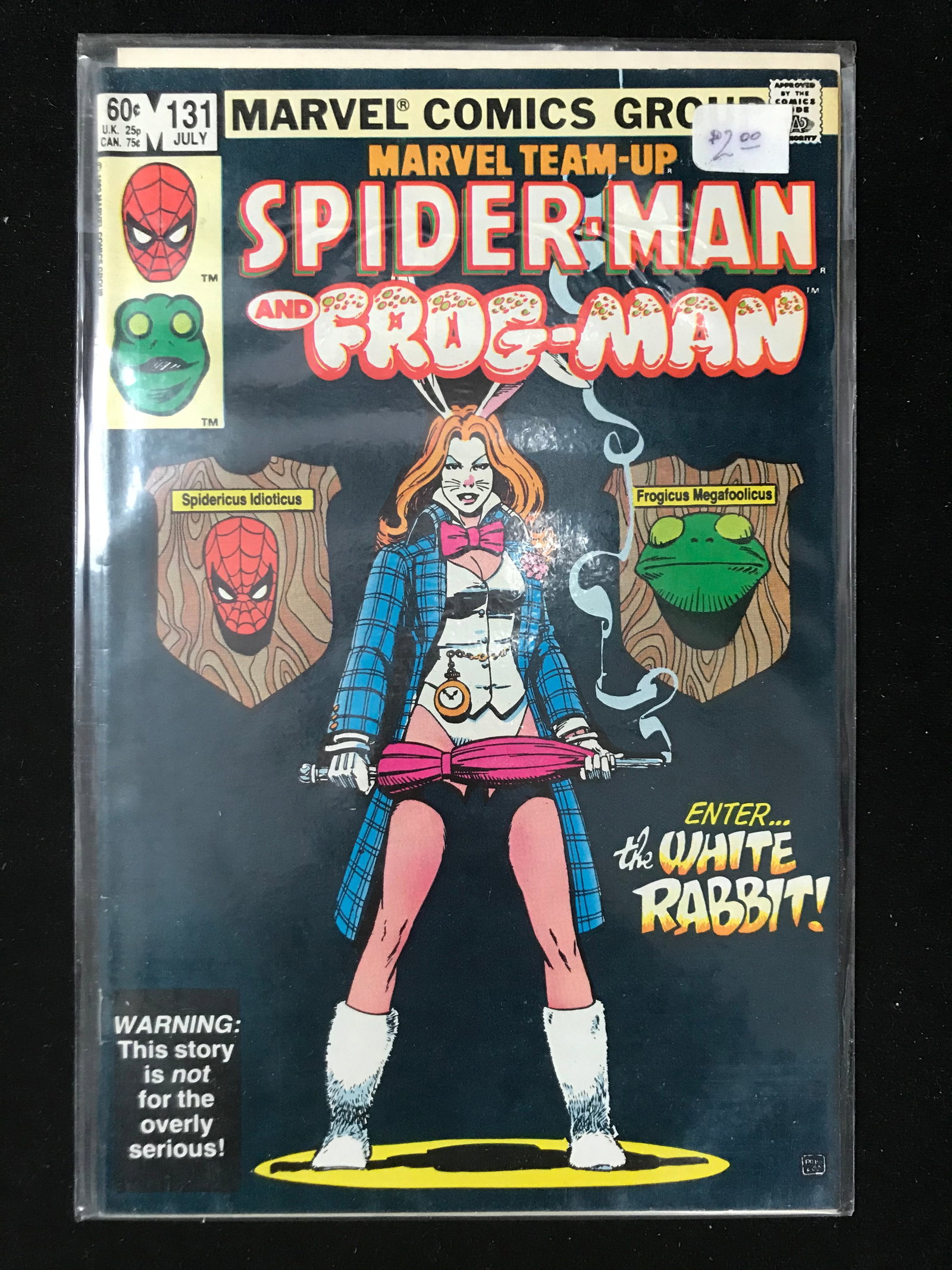 MARVEL COMICS NO.131 SPIDERMAN AND FROG MAN: Prices are in Canadian dollars