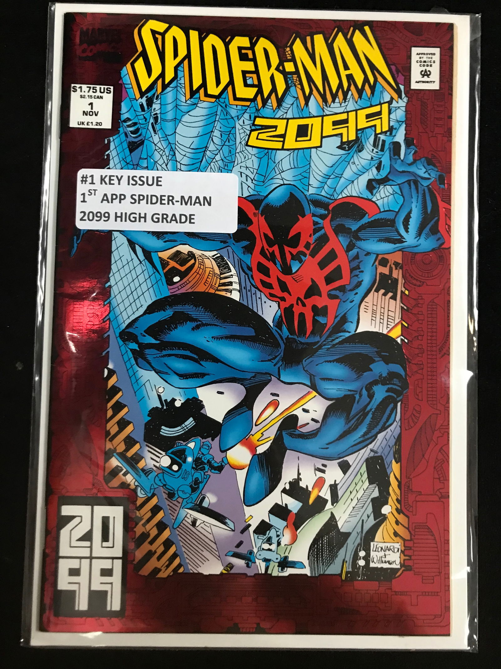 MARVEL COMICS NO.1 SPIDERMAN 2099 (1ST APP SPIDERMAN 2099) (1 of 1)