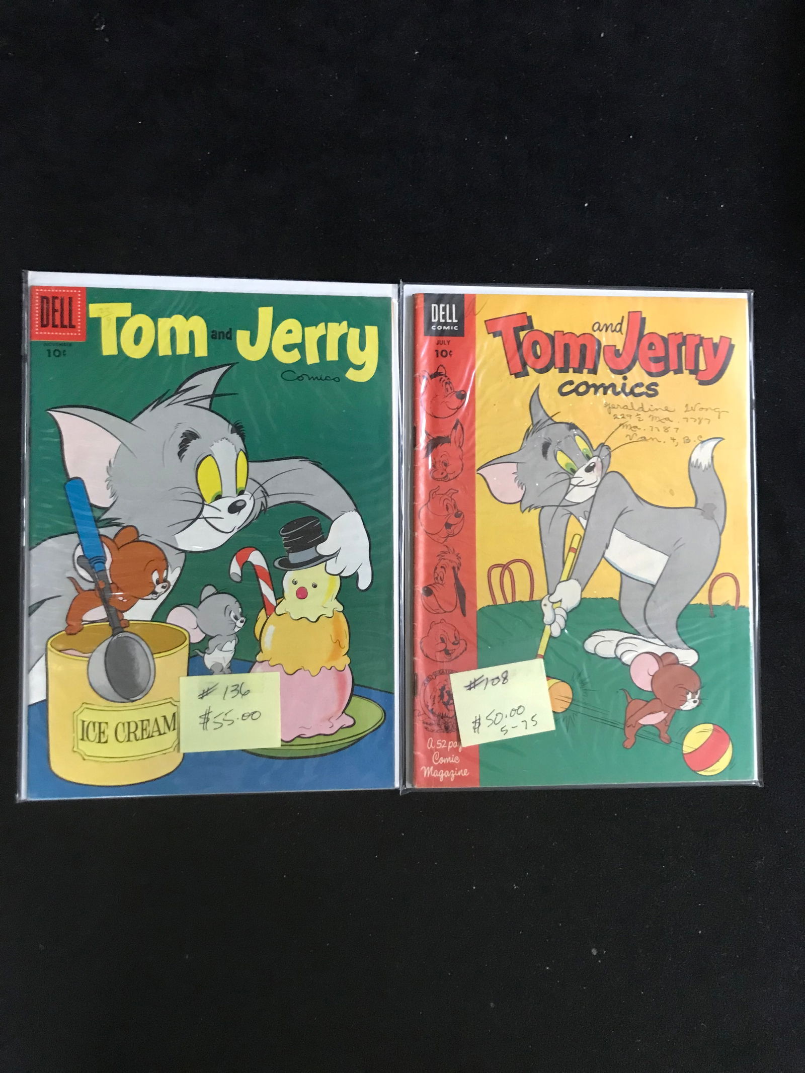 LOT OF TOM AND JERRY COMCIS (INDI): Prices are in Canadian Dollars