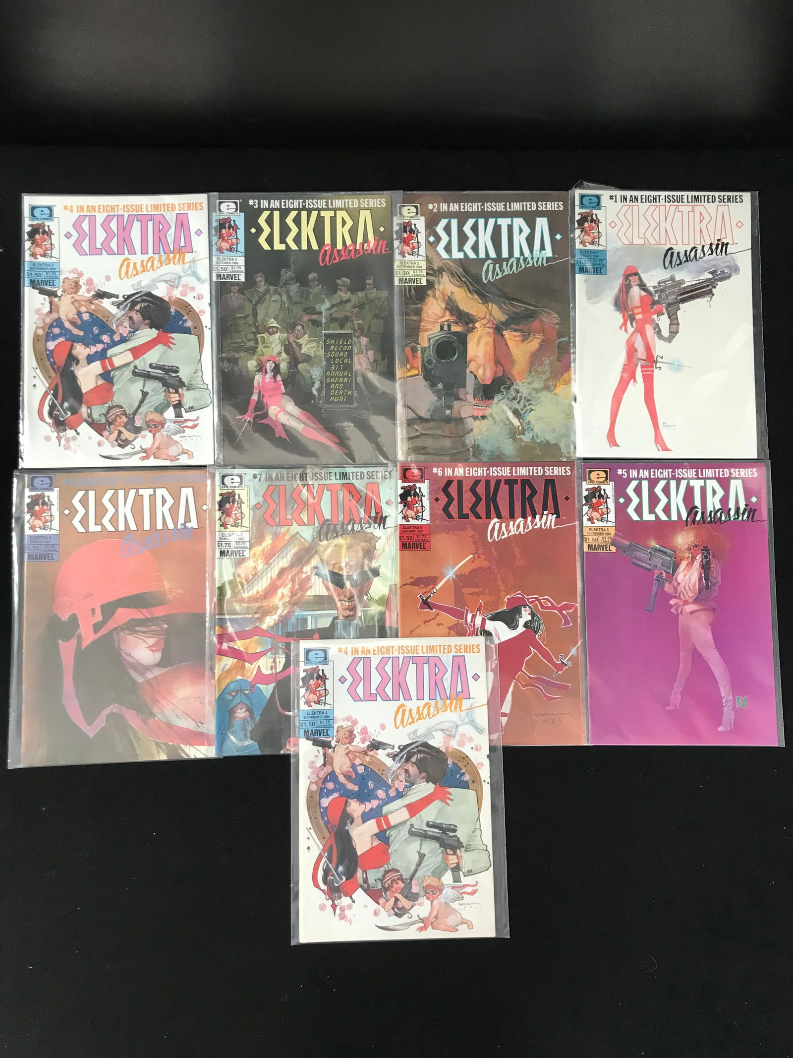 LOT OF ELEKTRA COMICS (EPIC COMICS) (1 of 1)