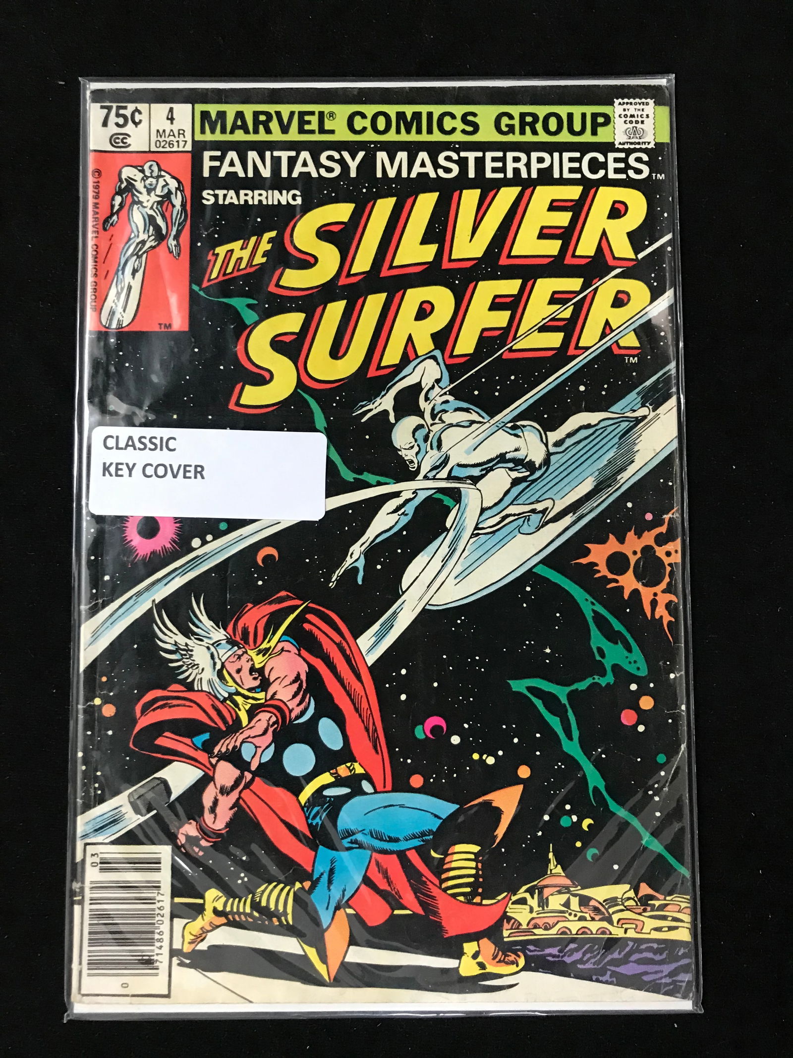 MARVEL COMICS NO.4 THE SILVER SURFER (KEY COVER) (1 of 1)