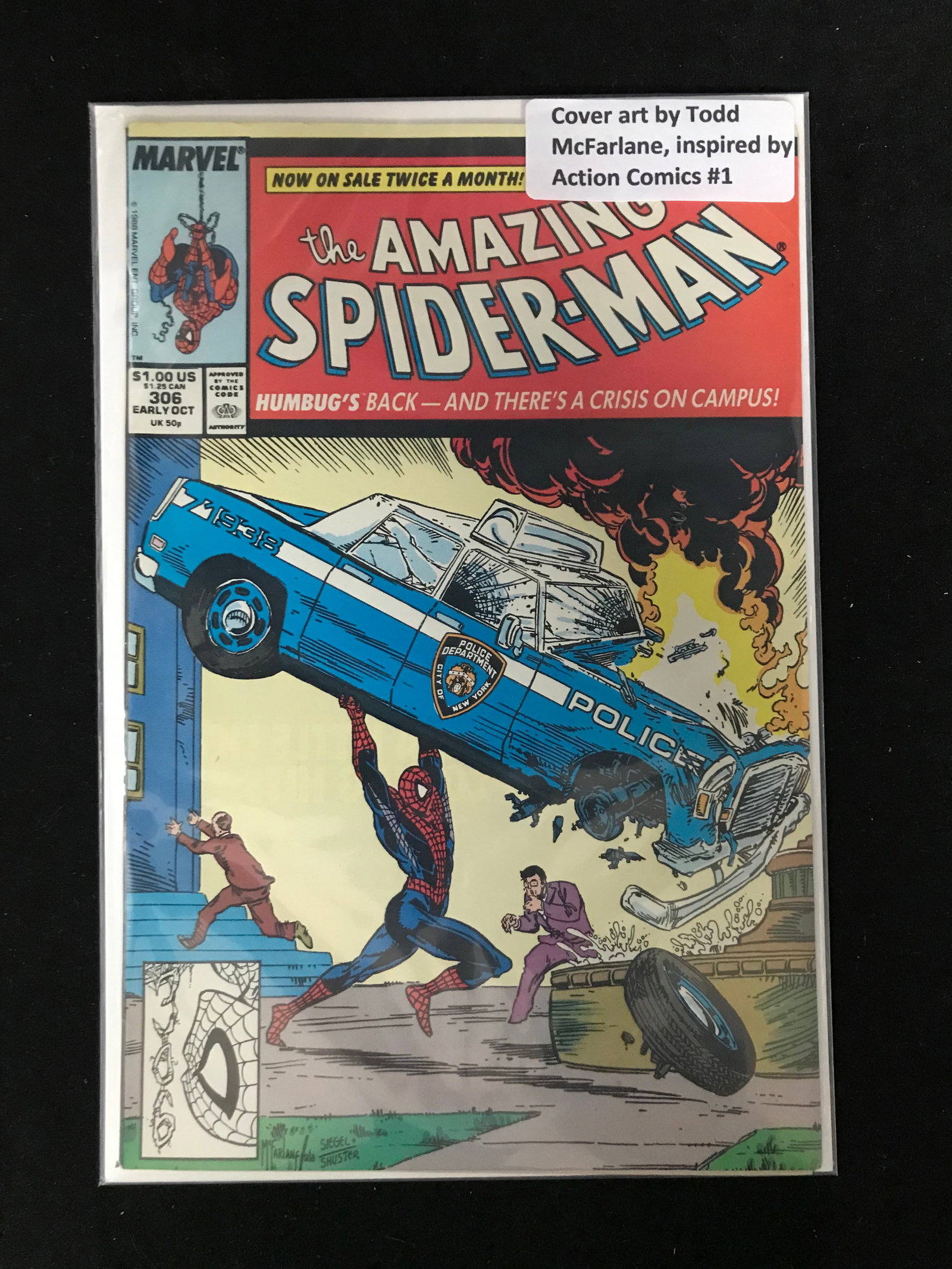 MARVEL COMICS THE AMAZING SPIDER-MAN NO.306 (1 of 1)