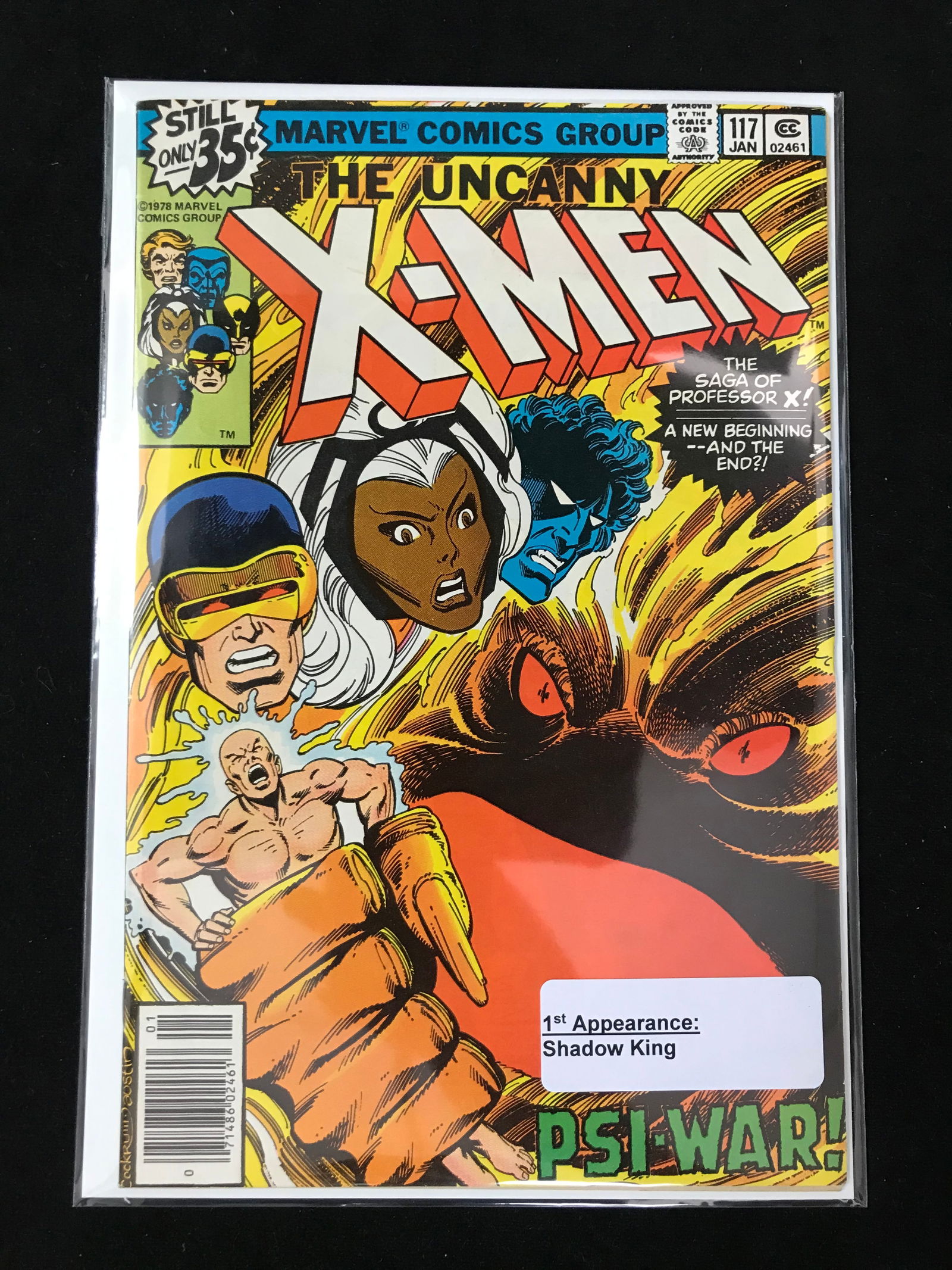 MARVEL COMICS NO.117 THE UNCANNY X-MEN (1ST APP SHADOW KING) (1 of 1)