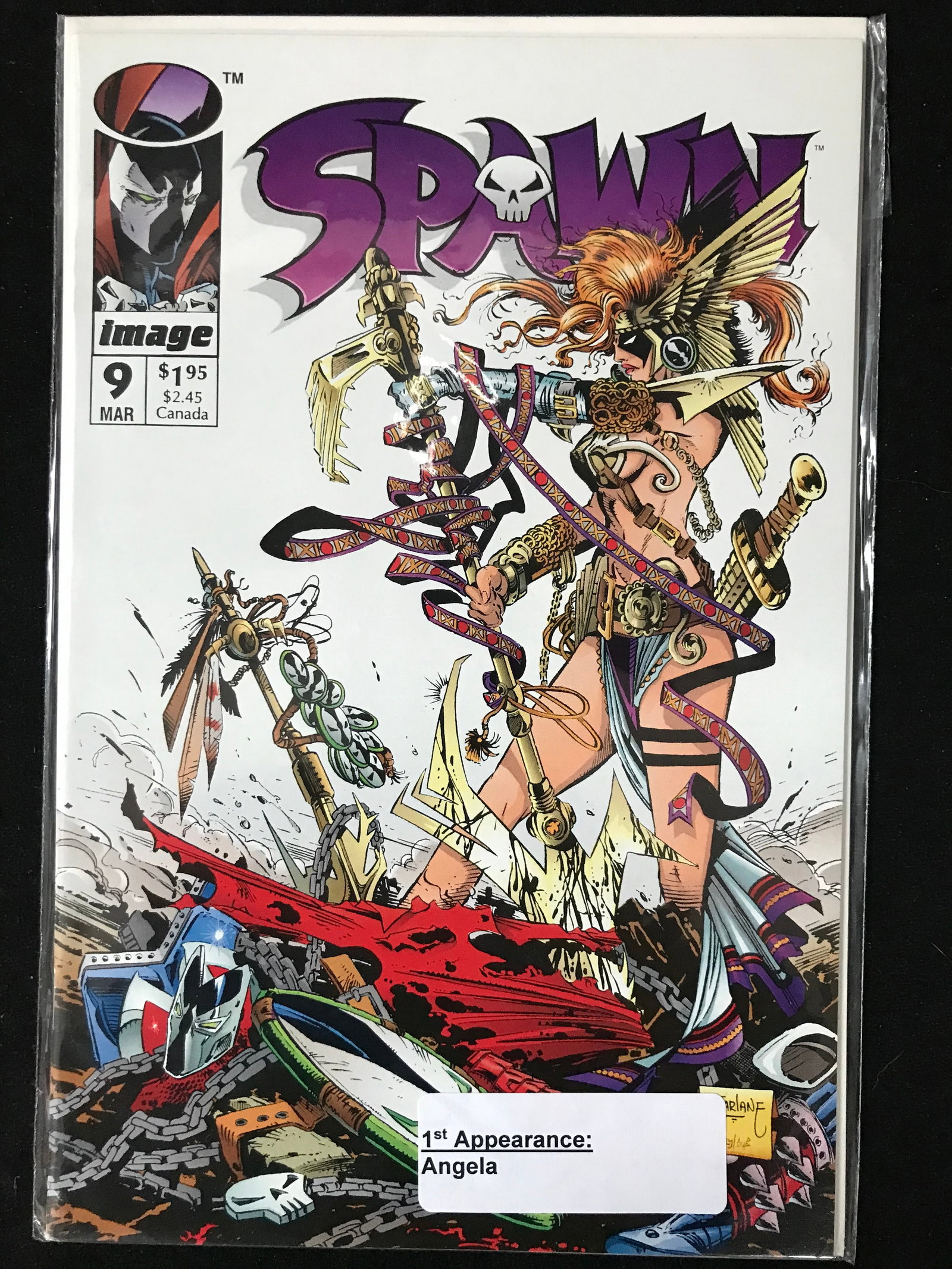 IMAGE COMICS NO.9 SPAWN (1ST APP ANGELA) (1 of 1)