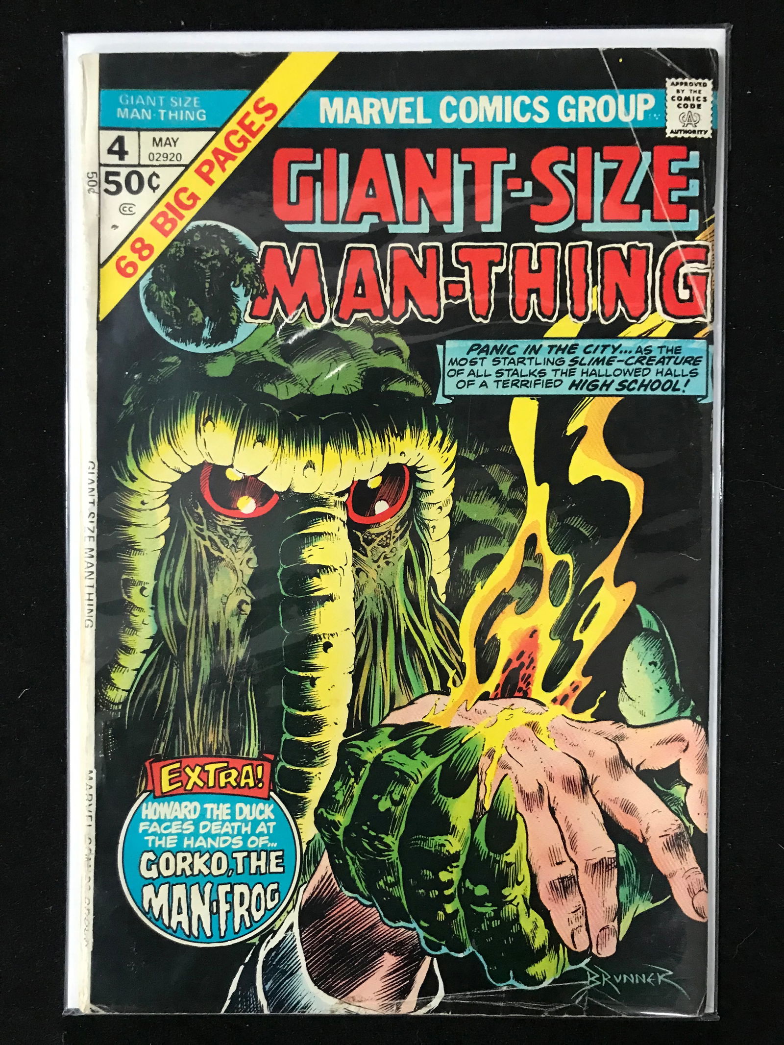 MARVEL COMICS NO.4 GIANT-SIZE MAN-THING (1 of 1)