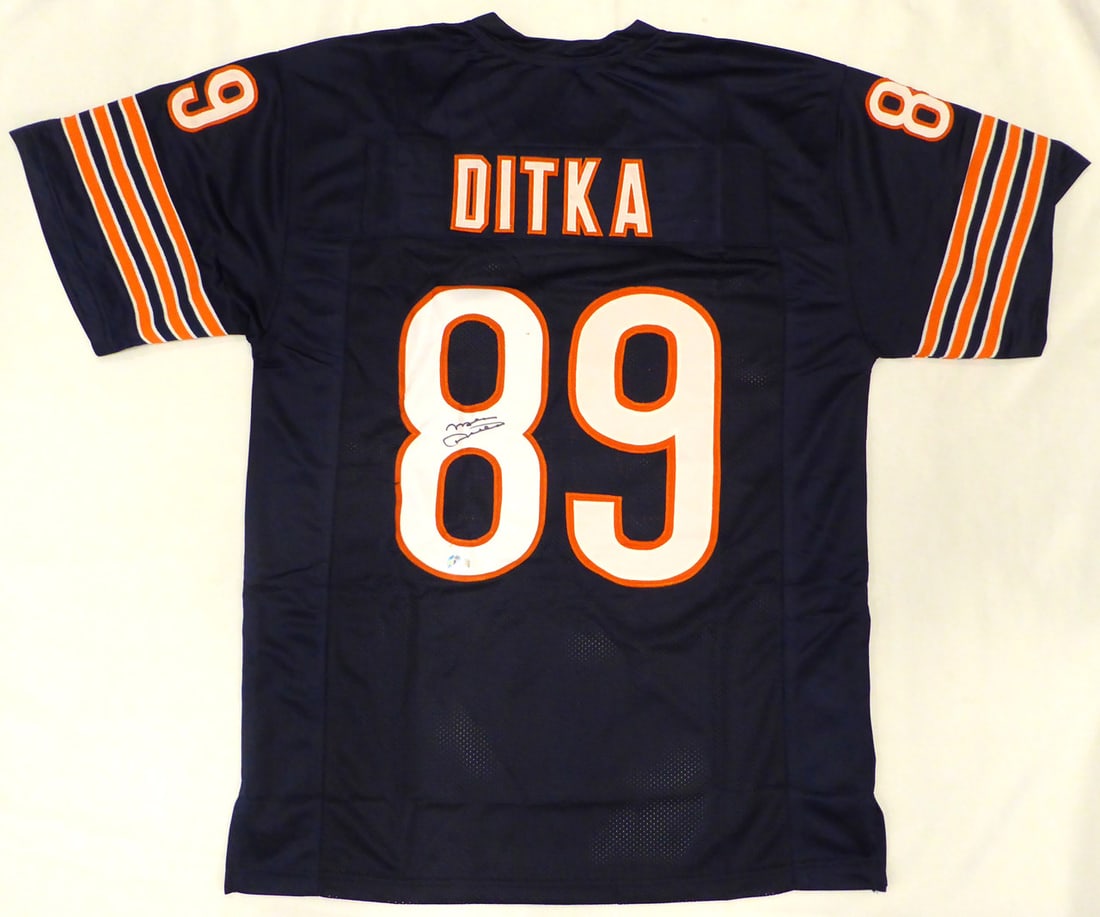 MIKE DITKA SIGNED CHICAGO BEARS JERSEY BECKETT COA (1 of 3)
