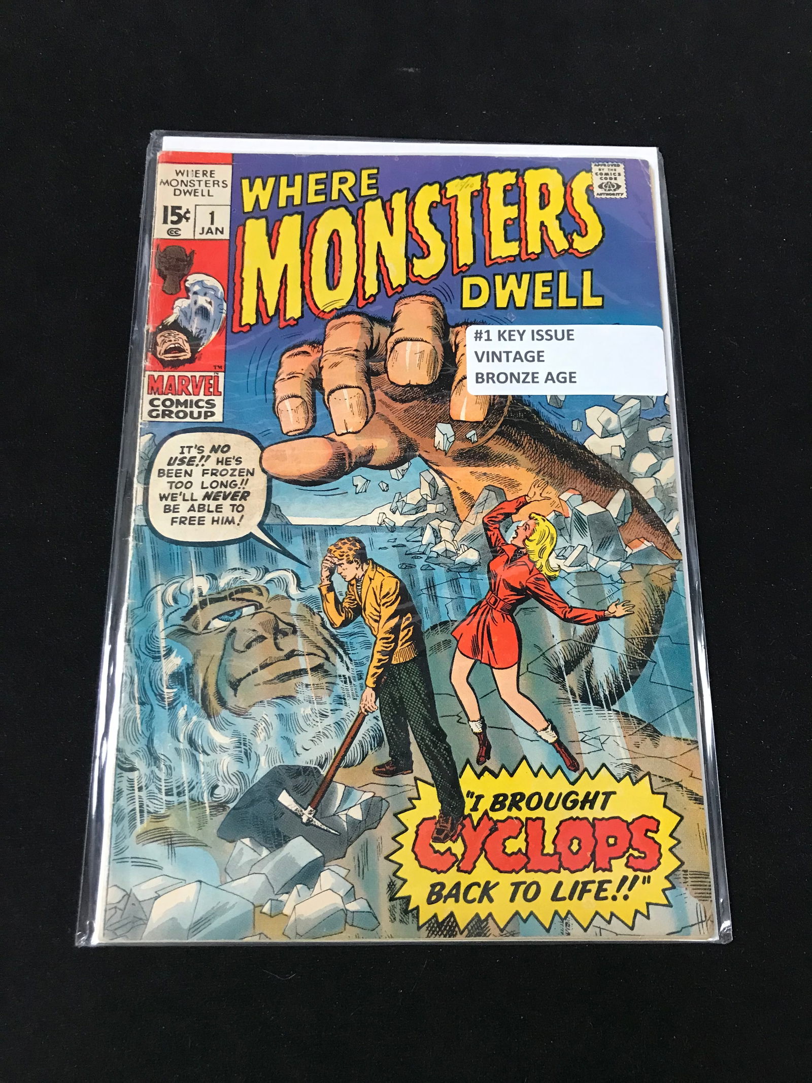 MARVEL COMICS NO.1 WHERE MONSTERS DWELL (VINTAGE BRONZE AGE) (1 of 1)
