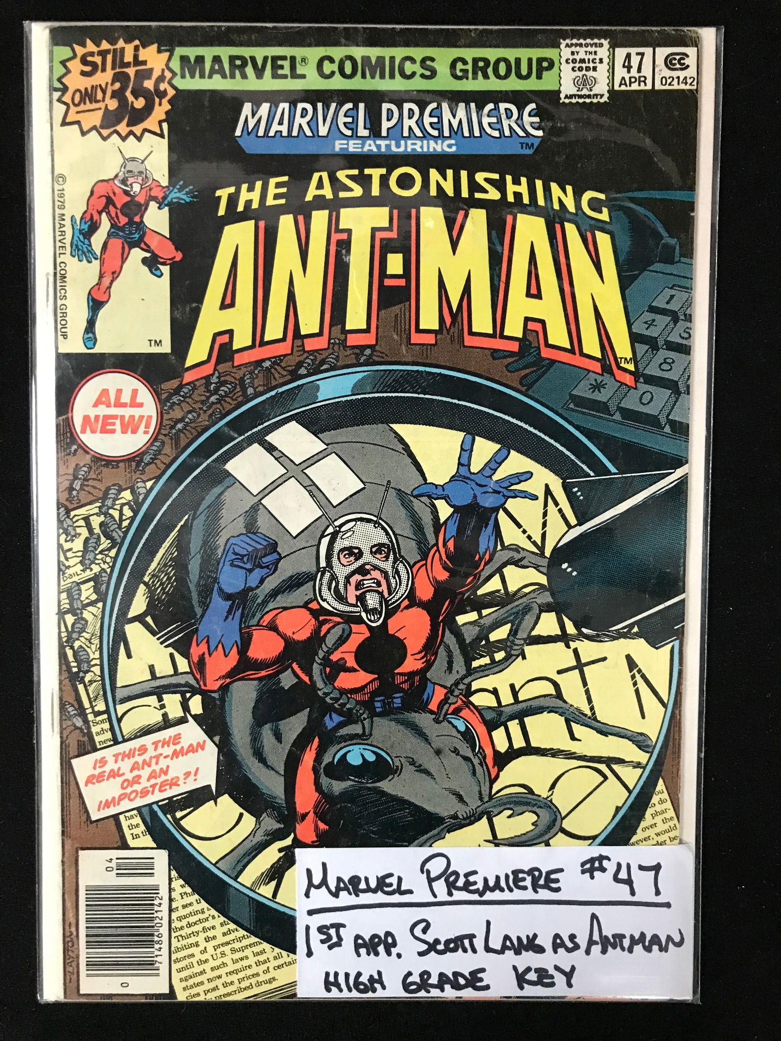 MARVEL COMICS NO.47 THE ASTONISHING ANT-MAN (1ST APP SCOTT LANG AS ANTMAN) (1 of 1)