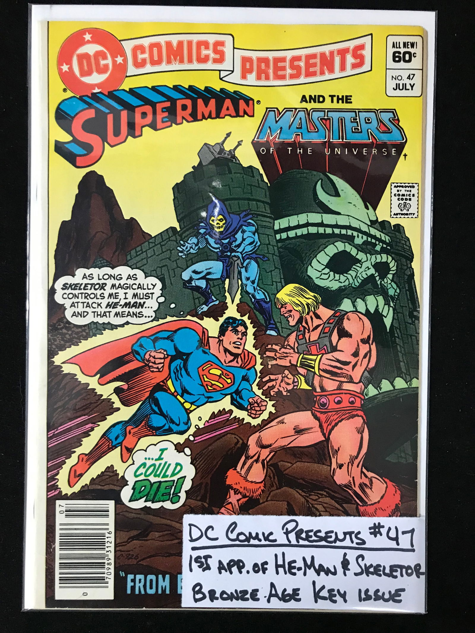 DC COMICS NO.47 SUPERMAN MASTERS OF THE UNIVERSE (HE-MAN AND SKELETOR) (1 of 1)