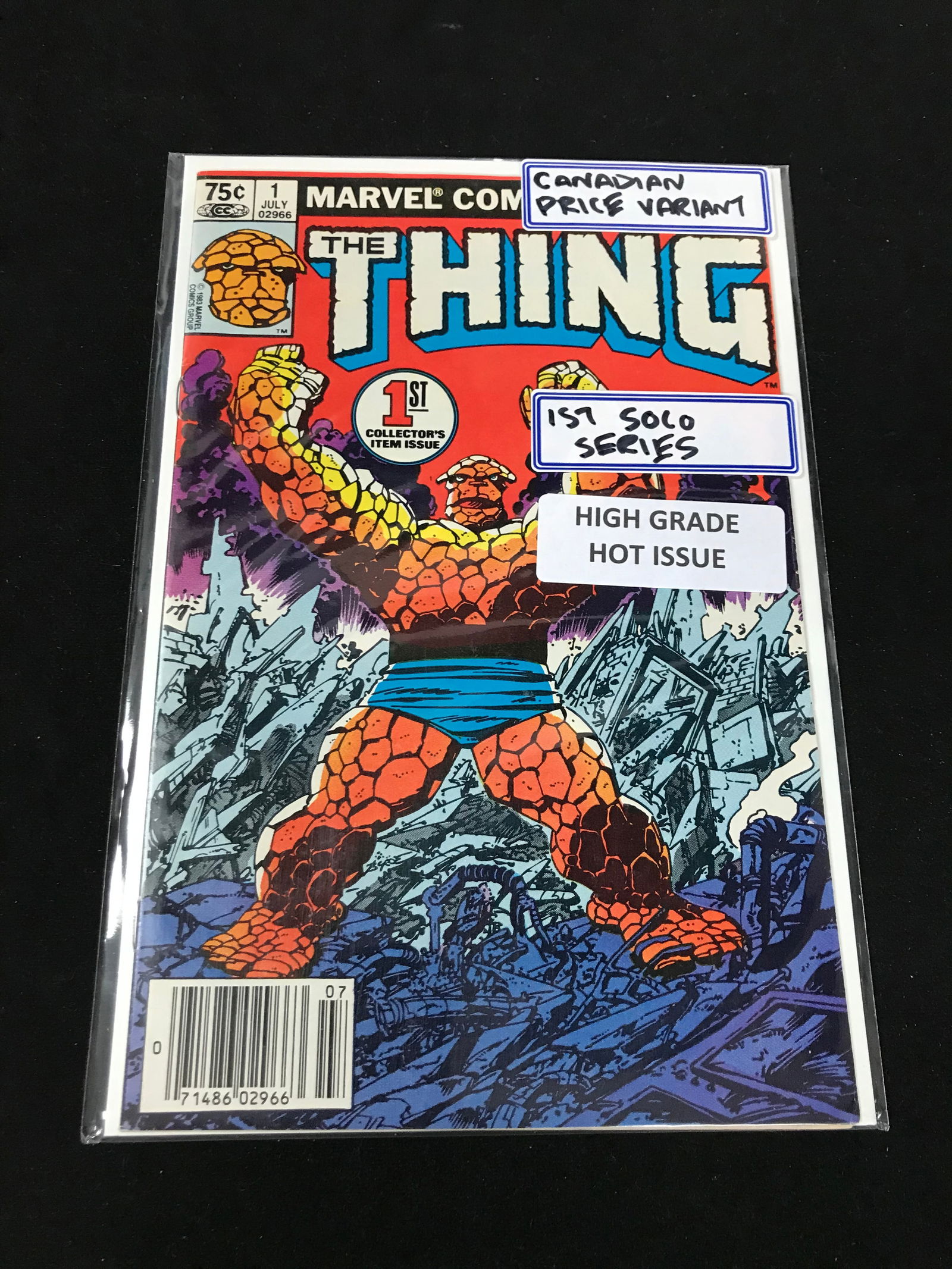 MARVEL COMICS NO.1 THE THING (1ST SOLO SERIES) (1 of 1)