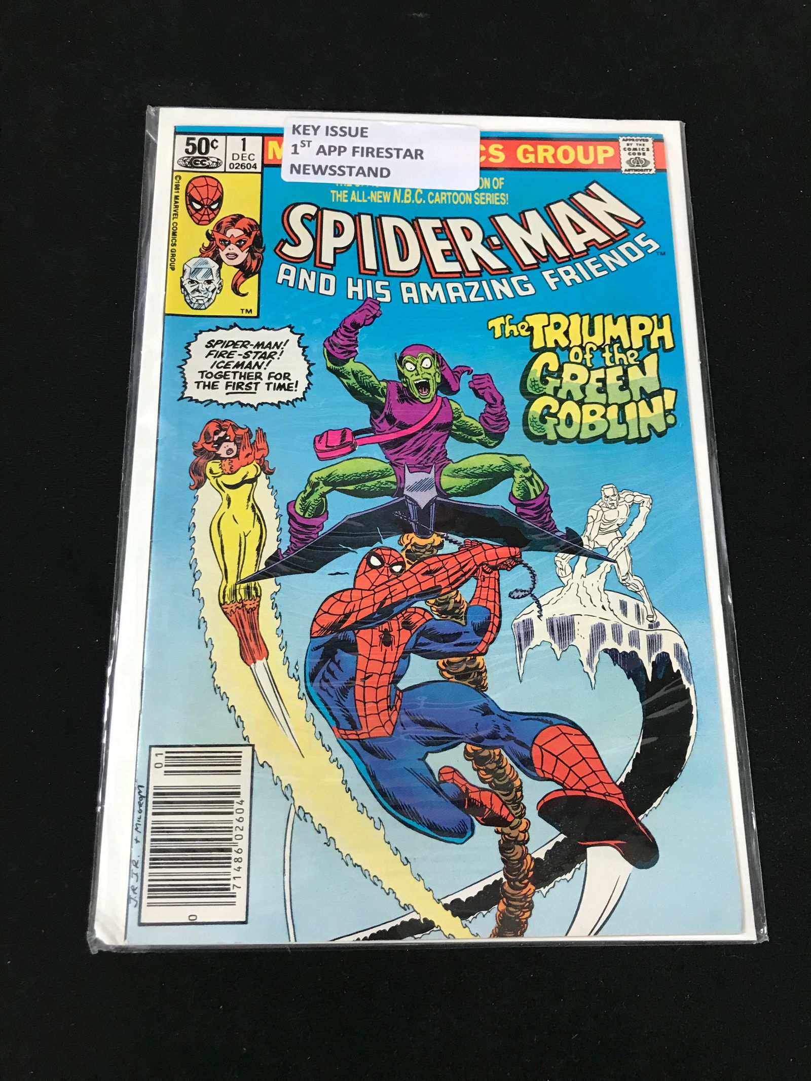 MARVEL COMICS NO.1 SPIDERMAN AND HIS AMAZING FRIENDS (1ST APP FIRESTAR) (1 of 1)