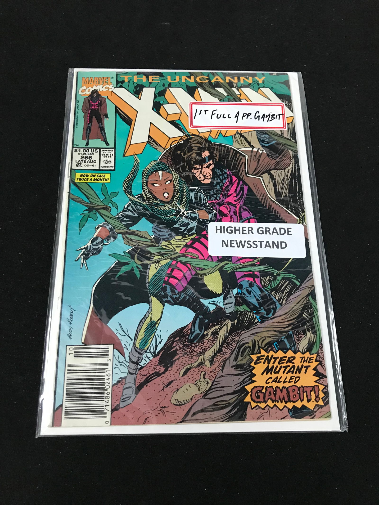MARVEL COMICS NO.266 THE UNCANNY X-MEN (1ST FULL APP GAMBIT) (1 of 1)