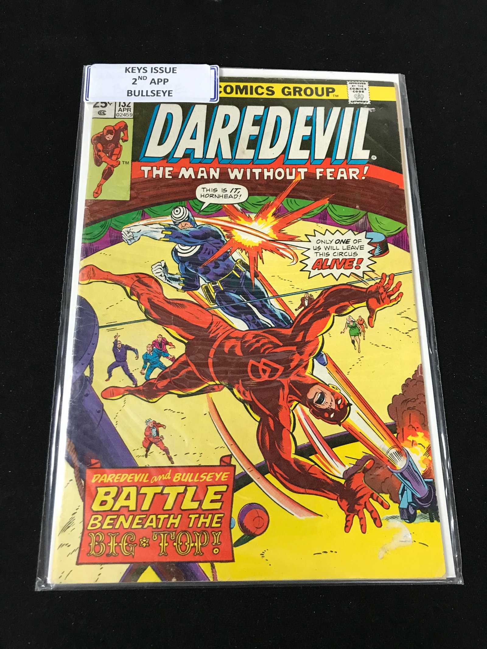 MARVEL COMICS NO.132 DAREDEVIL (2ND APP DAREDEVIL) (1 of 1)
