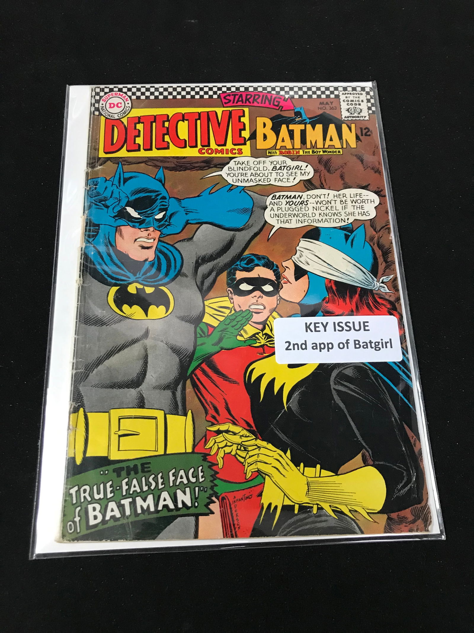 DC COMICS NO.363 DETECTIVE COMICS (2ND APP BAT GIRL) (1 of 1)