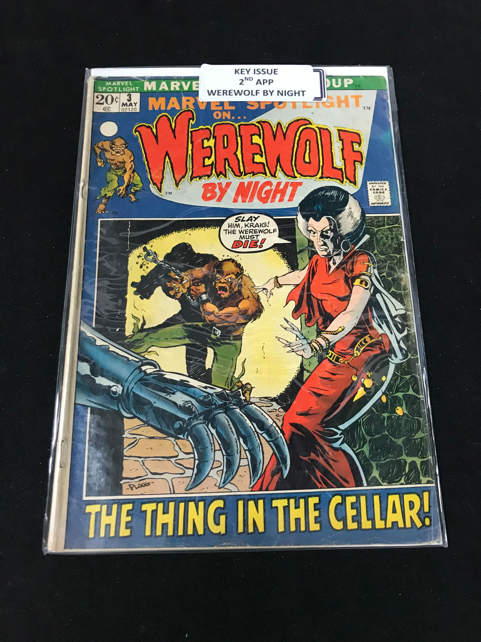 MARVEL COMICS NO.3 WEREWOLF BY NIGHT (2ND APP WEREWOLF BY NIGHT) (1 of 1)