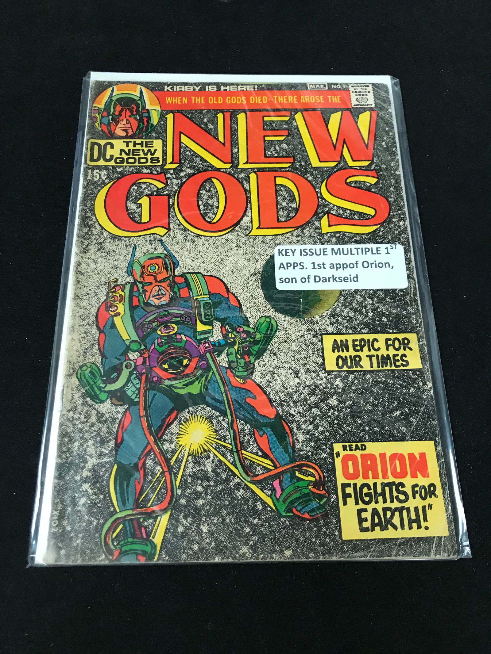 DC COMICS NO.1 NEW GODS (MANY 1ST APPS) (1 of 1)