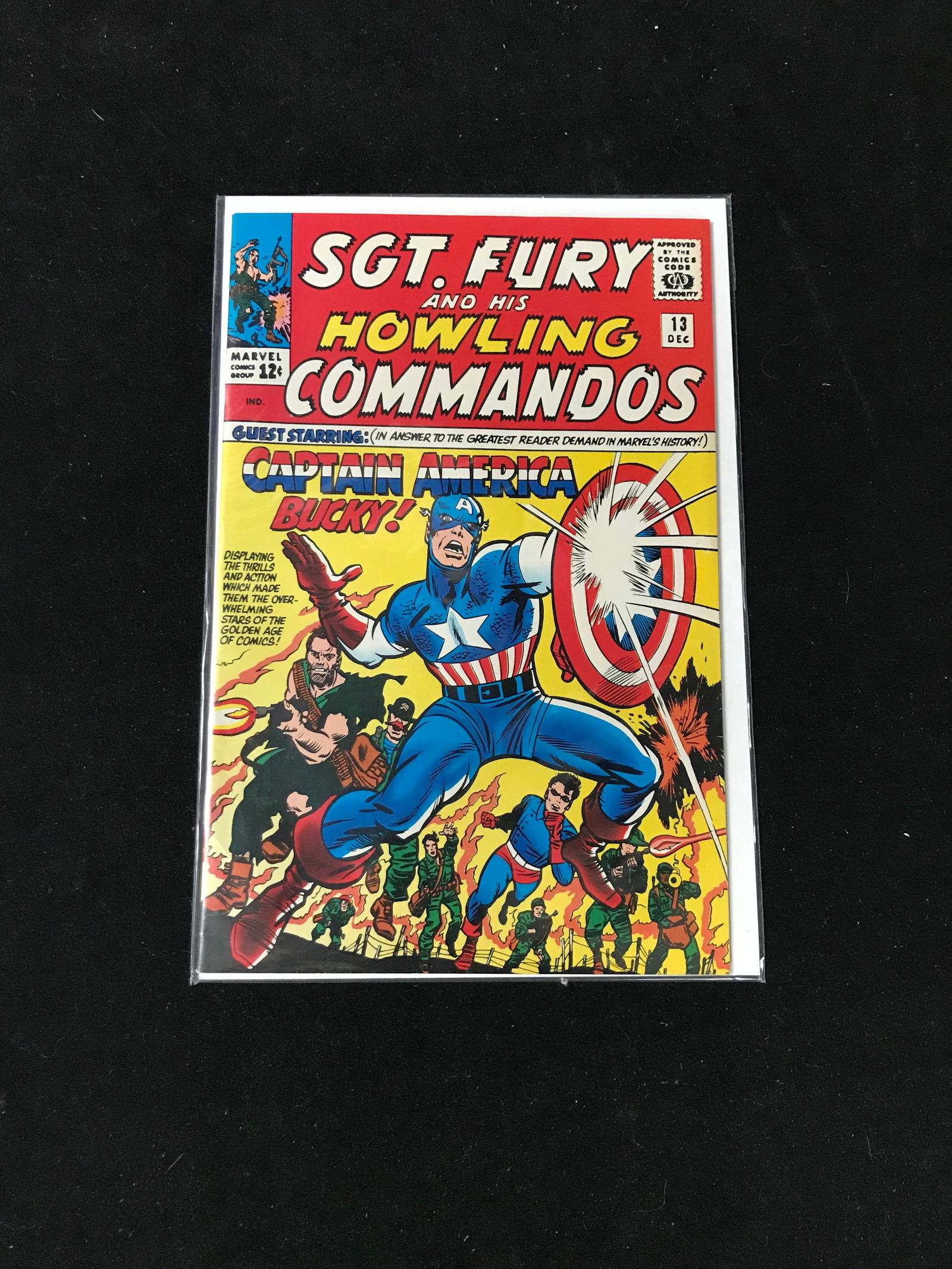 MARVEL COMICS SGT. FURY AND THE HOWLING COMMANDOS NO.13 (1 of 1)