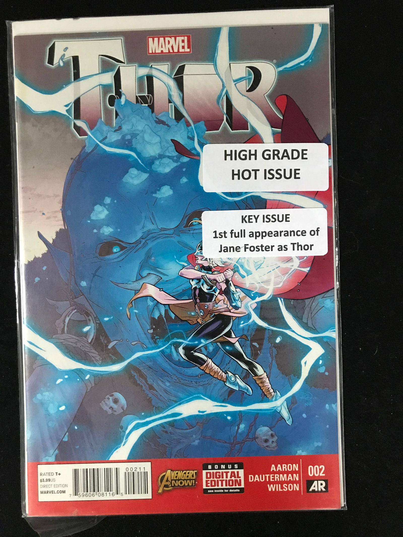 MARVEL COMICS NO.002 THOR (1ST APP JANE FOSTER AS THOR) (1 of 1)