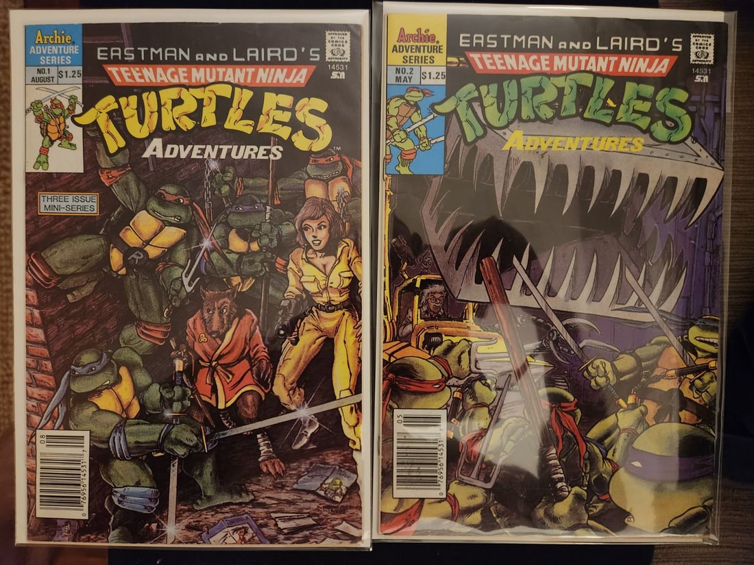TEENAGE MUTANT NINJA TURTLES #1 AND #2 (ARCHIE COMICS) (1 of 1)